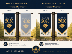 Custom Lamp Post Banners,Custom Flags & Banners Manufacturer | Low MOQ, Fast Turnaround,Custom Lamp Post Banners