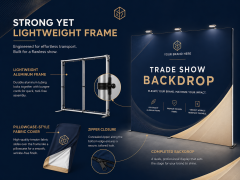 Custom Trade Show Backdrops,Custom Flags & Banners Manufacturer | Low MOQ, Fast Turnaround,Custom Trade Show Backdrops
