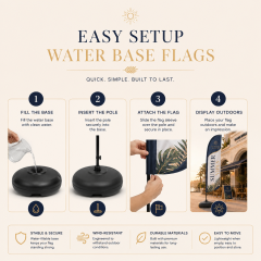 Custom Water Base Flags,Custom Flags & Banners Manufacturer | Low MOQ, Fast Turnaround,Custom Water Base Flags for Events
