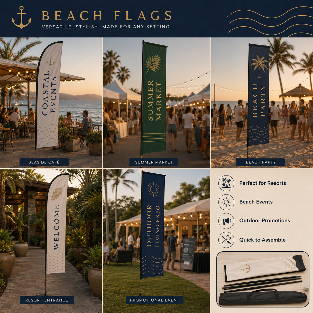 Custom Beach Flags,Custom Flags & Banners Manufacturer | Low MOQ, Fast Turnaround,Custom Beach Flags for Outdoor Events