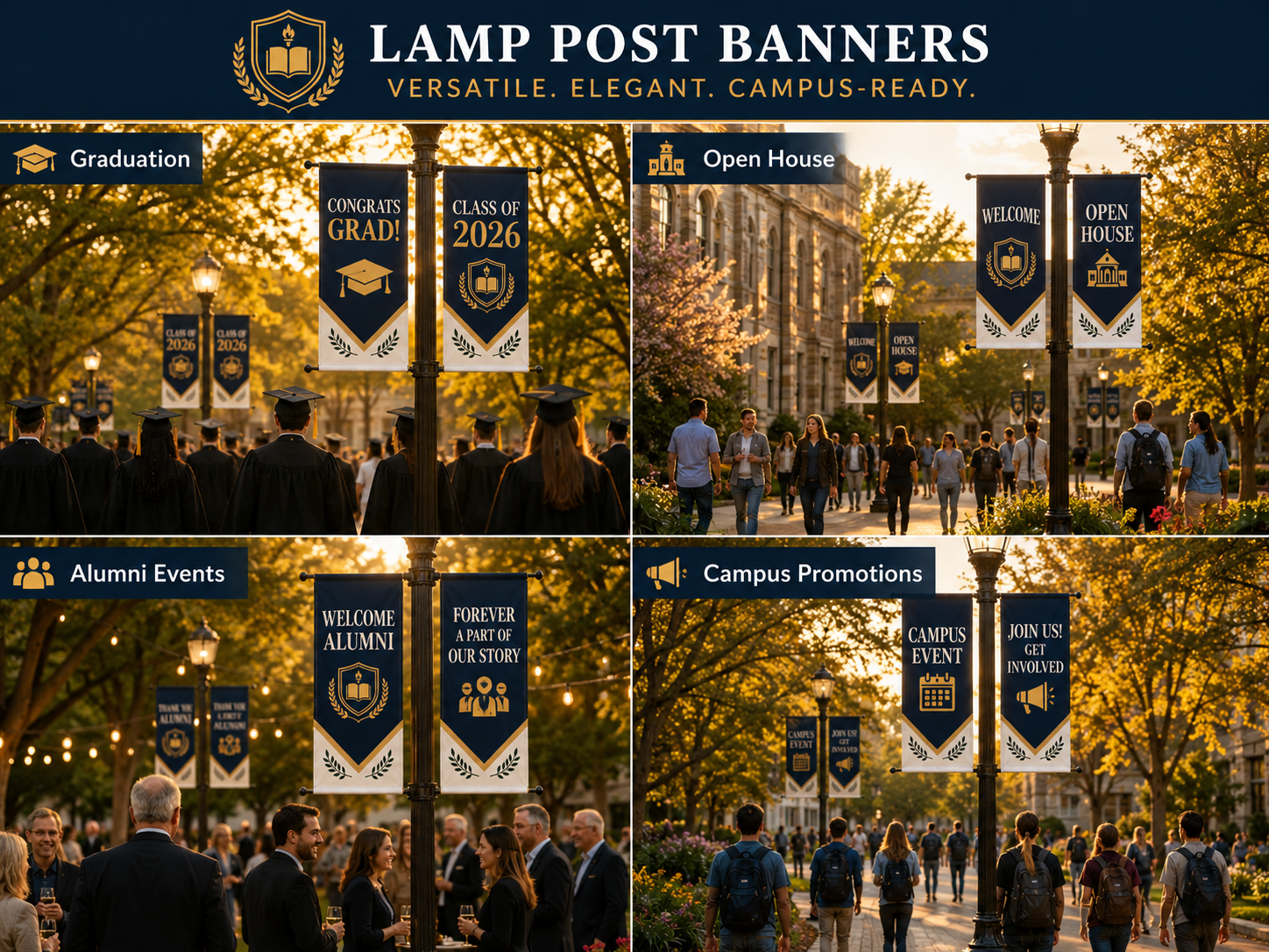 Custom Lamp Post Banners,Custom Flags & Banners Manufacturer | Low MOQ, Fast Turnaround,Custom Lamp Post Banners