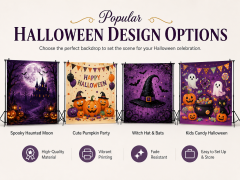 Halloween Backdrops,Custom Flags & Banners Manufacturer | Low MOQ, Fast Turnaround,Halloween Backdrops | Custom Photo Displays
