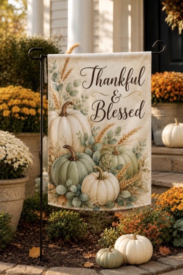 Custom Fall Harvest Garden Flags,Custom Flags & Banners Manufacturer | Low MOQ, Fast Turnaround,Custom Fall Harvest Garden Flags