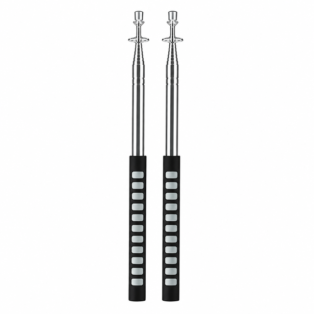 5m stainless steel telescopic tour guide flag pole