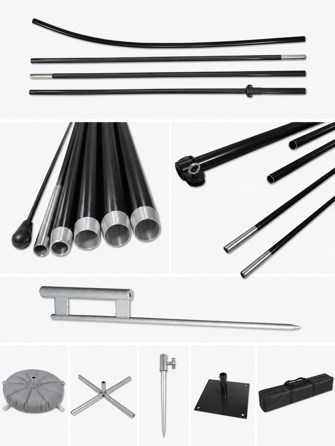 Flag Bases, Ground Spikes & Carry Bags for Advertising Flags,Custom Flags & Banners Manufacturer | Low MOQ, Fast Turnaround,Flag Bases & Ground Spikes | Jiangtang Trade