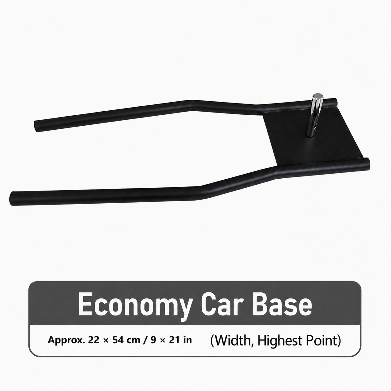 Black car wheel base for feather and teardrop advertising flag poles