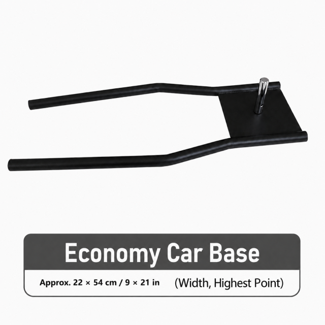 Black car wheel base for feather and teardrop advertising flag poles