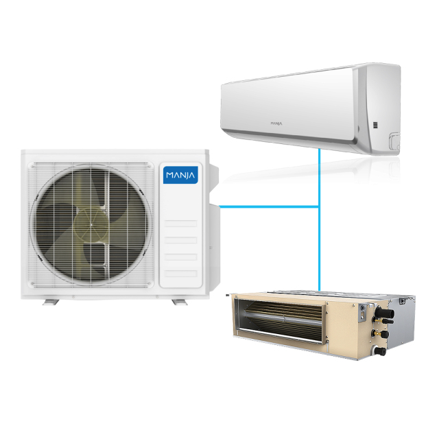 Inverter Dual A++ R32 R410A Refrigerant Multiple Heating Pump Split Inverter Klimaanlage Mini AC Air Conditioners Europe,MANJA,Inverter Dual A++ R32 R410A Refrigerant Multiple Heating Pump Split Inverter Klimaanlage Mini AC Air Conditioners Europe