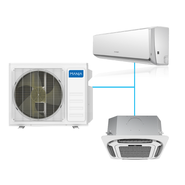 Inverter Dual A++ R32 R410A Refrigerant Multiple Heating Pump Split Inverter Klimaanlage Mini AC Air Conditioners Europe,MANJA,Inverter Dual A++ R32 R410A Refrigerant Multiple Heating Pump Split Inverter Klimaanlage Mini AC Air Conditioners Europe
