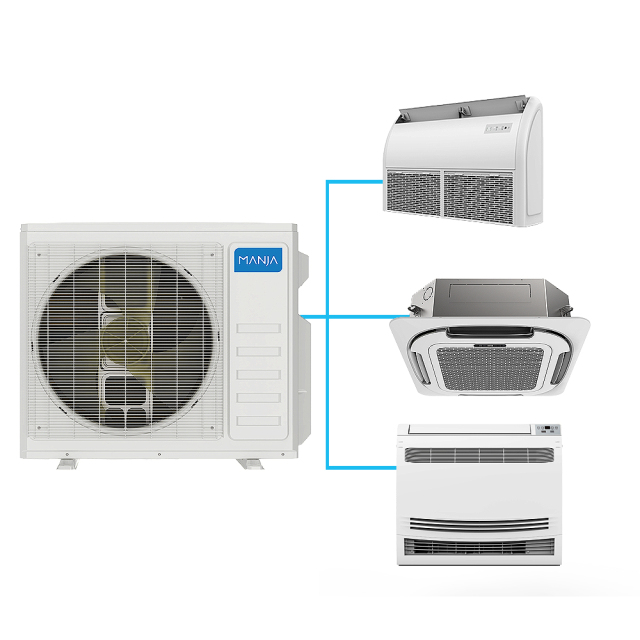 R454B R32 Refrigerant Multi Zone Heating and Cooling Triple Connect Outdoor Indoor Wifi Smart Mini Split Air Conditioner,MANJA,R454B R32 Refrigerant Multi Zone Heating and Cooling Triple Connect Outdoor Indoor Wifi Smart Mini Split Air Conditioner