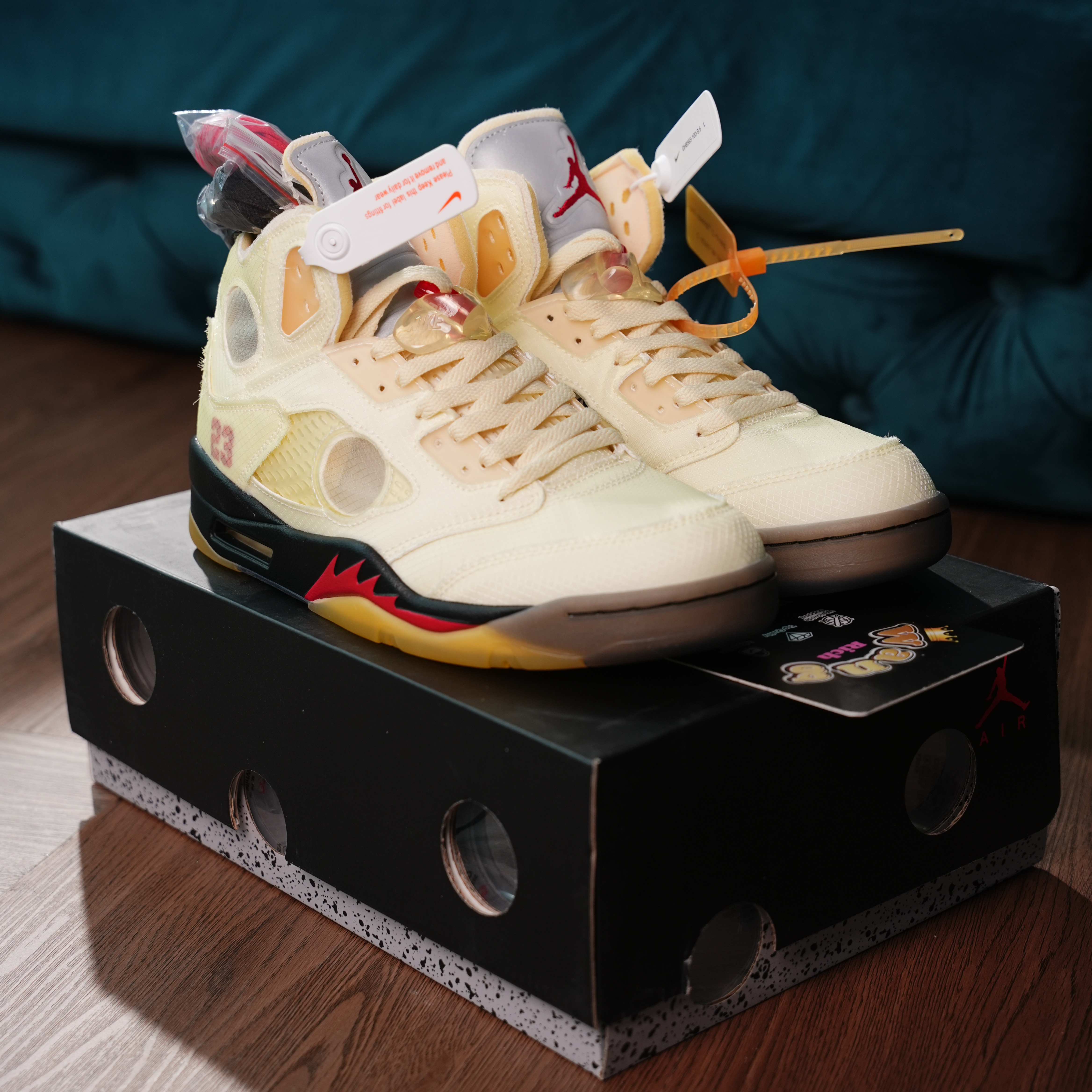 Air Jordan 5 Retro OFF-WHITE Sail