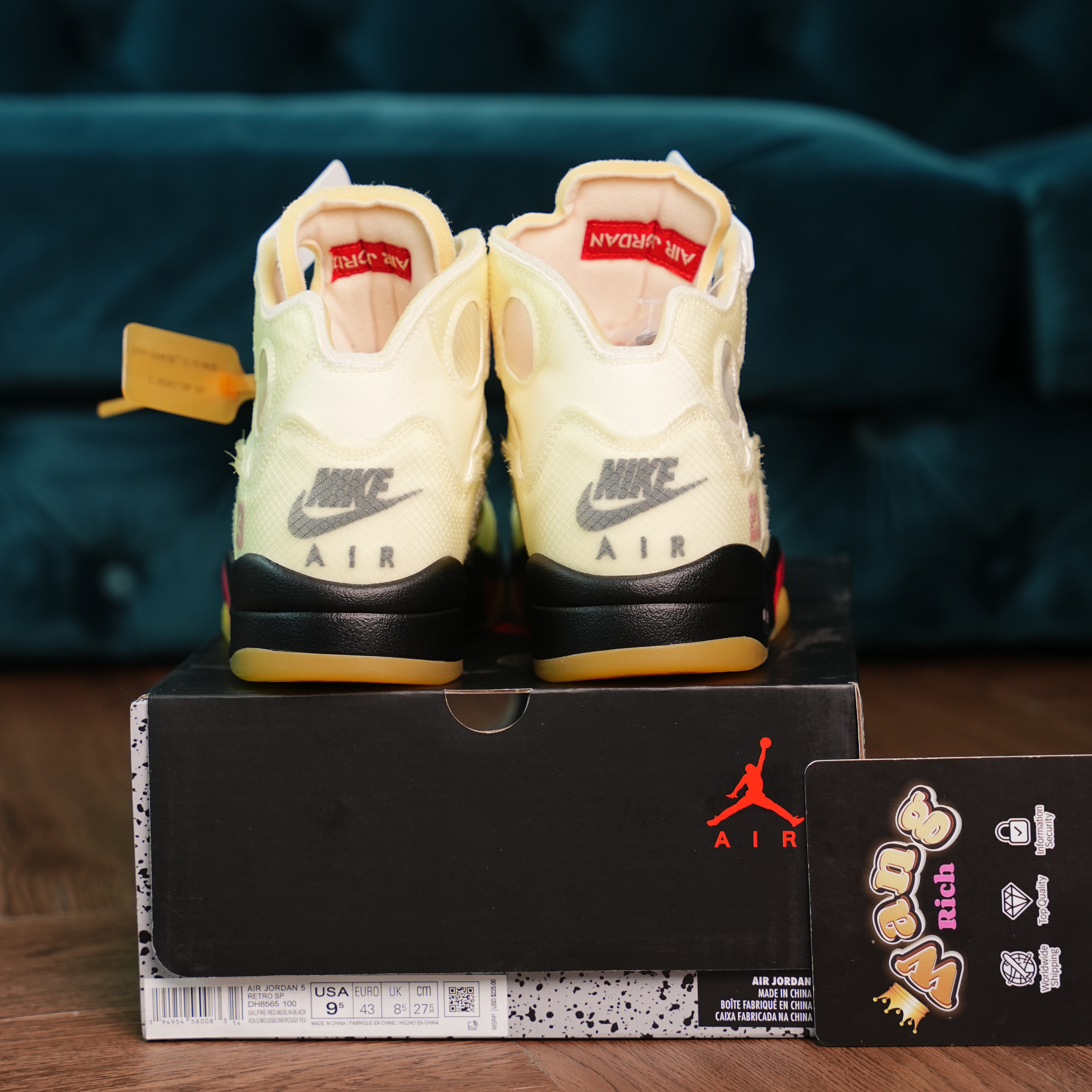 Air Jordan 5 Retro OFF-WHITE Sail