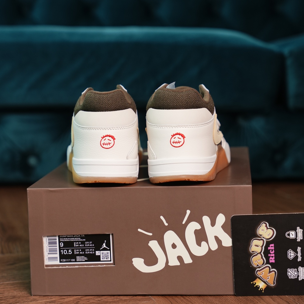 Jordan 2 Travis Scott x Jordan Cut The Check Nice Kicks White Brown