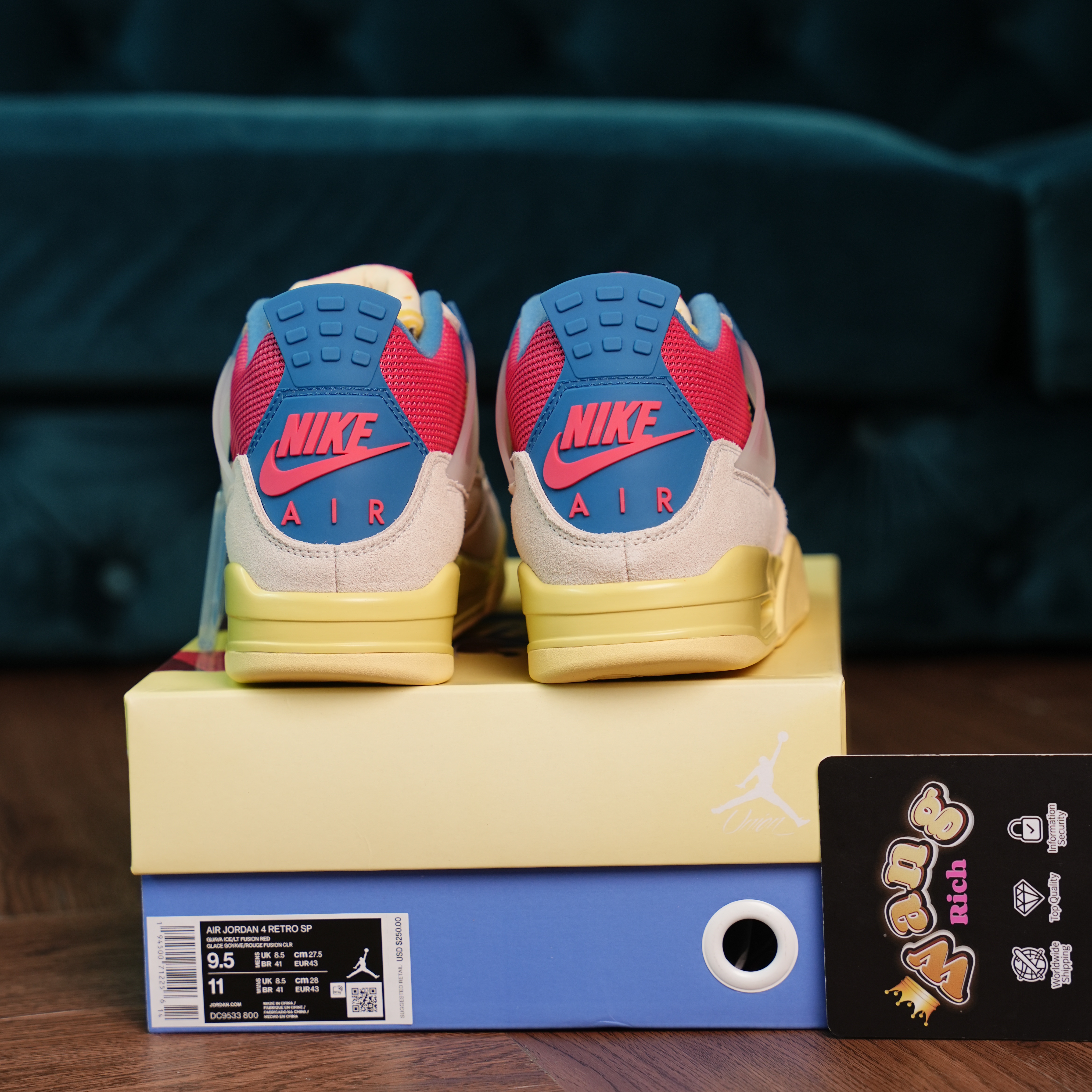 Air Jordan 4 Retro Union Guava Ice