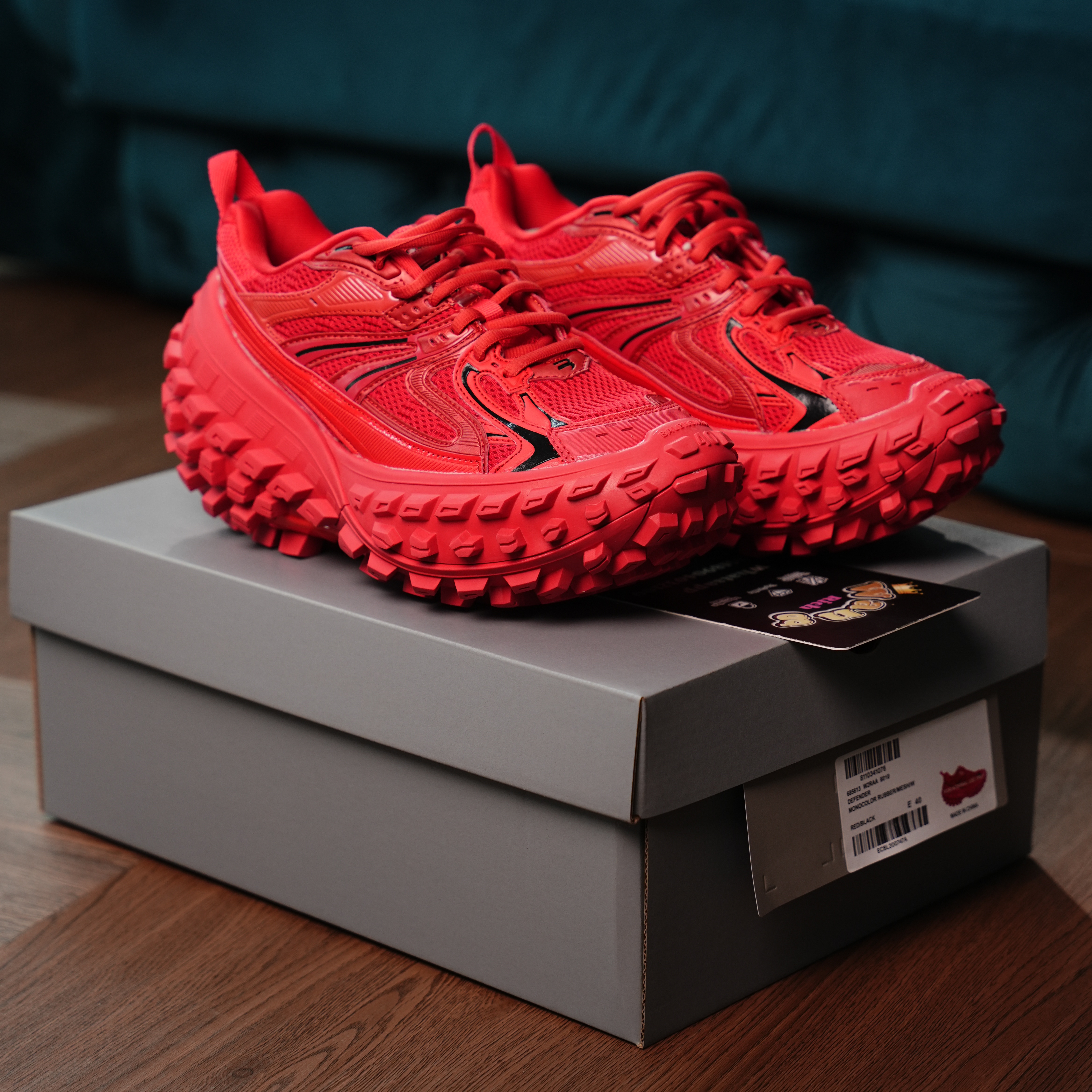 Balenciaga Defender Red Black