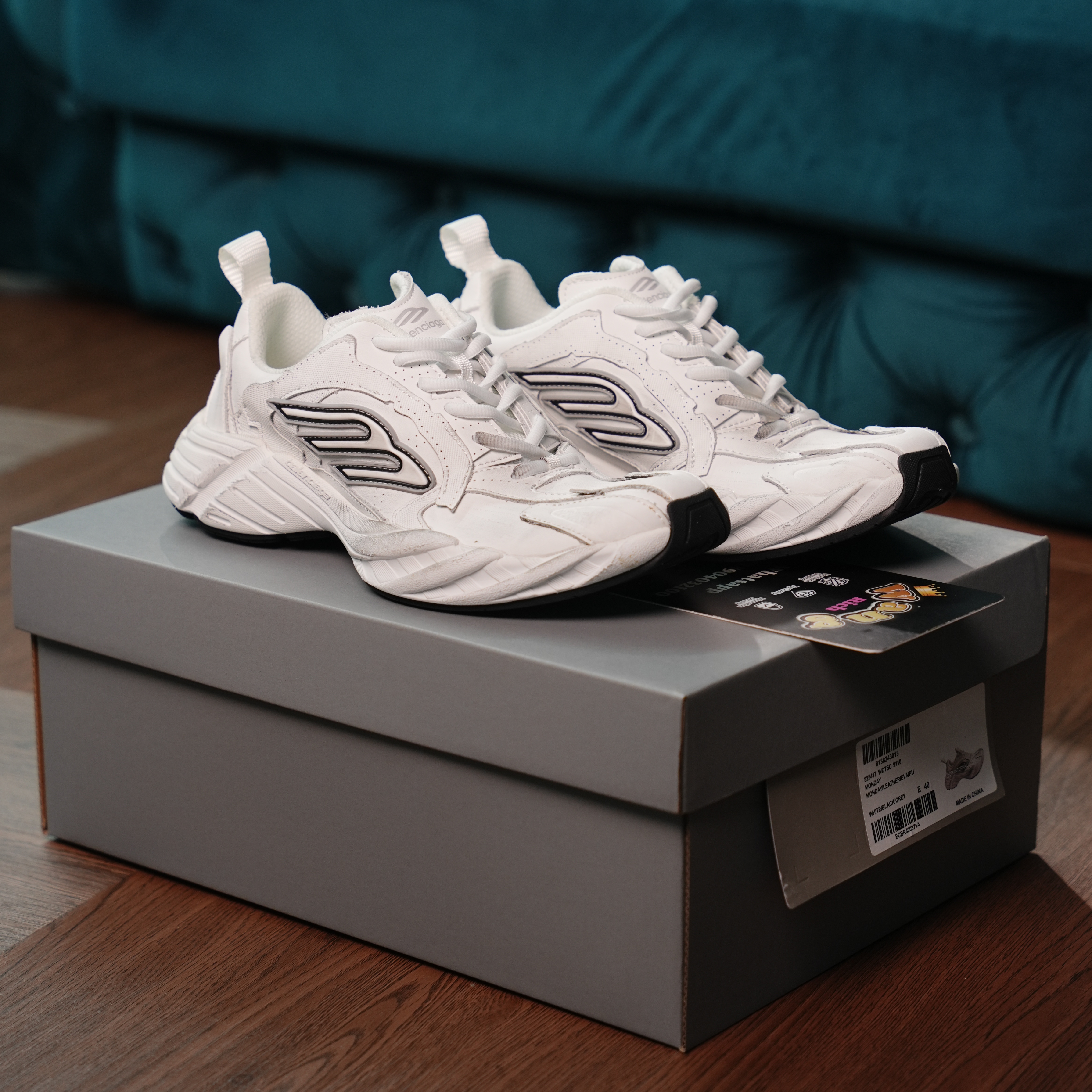 Balenciaga Monday shoe White