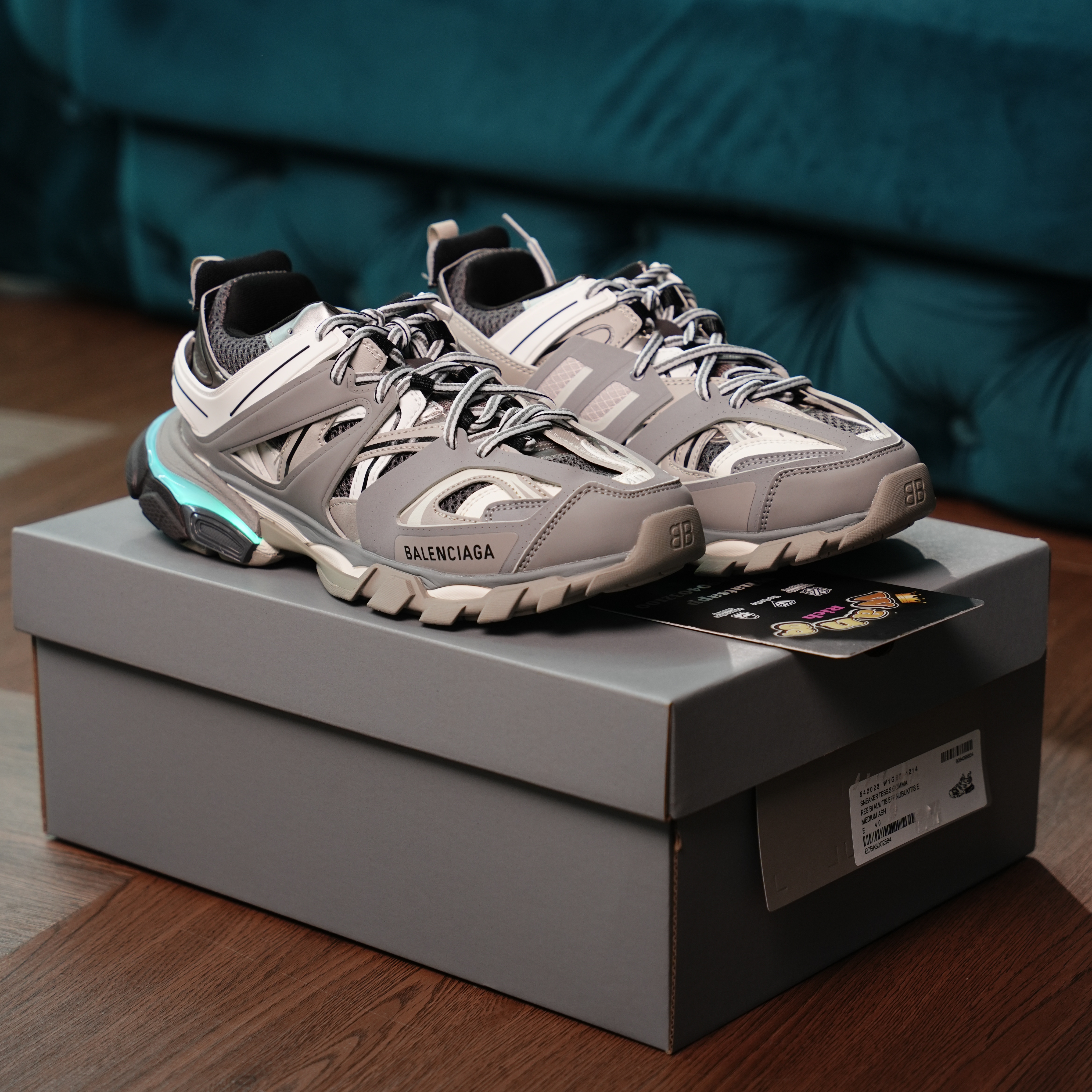 Balenciaga Track Grey White