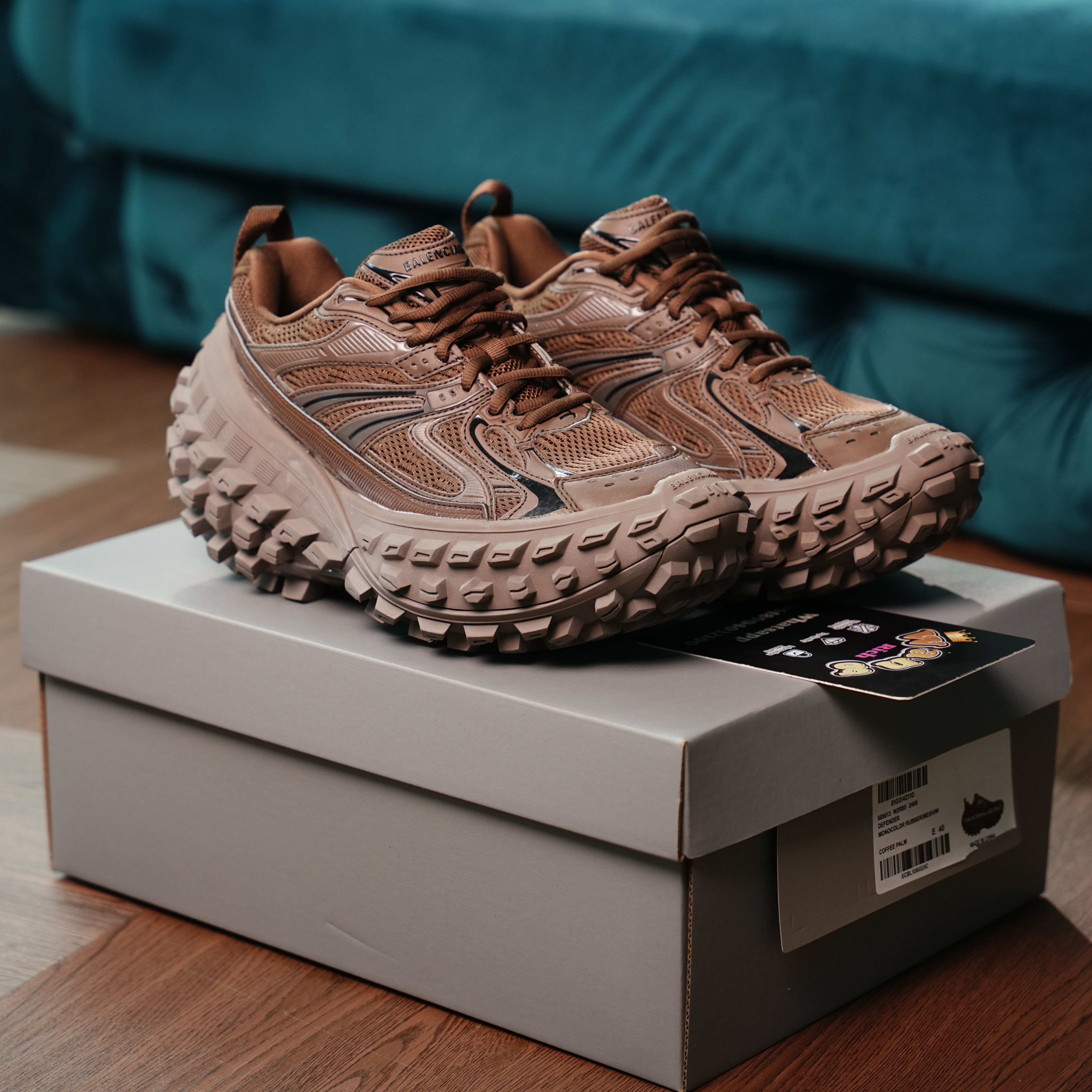 Balenciaga Defender Black Brown