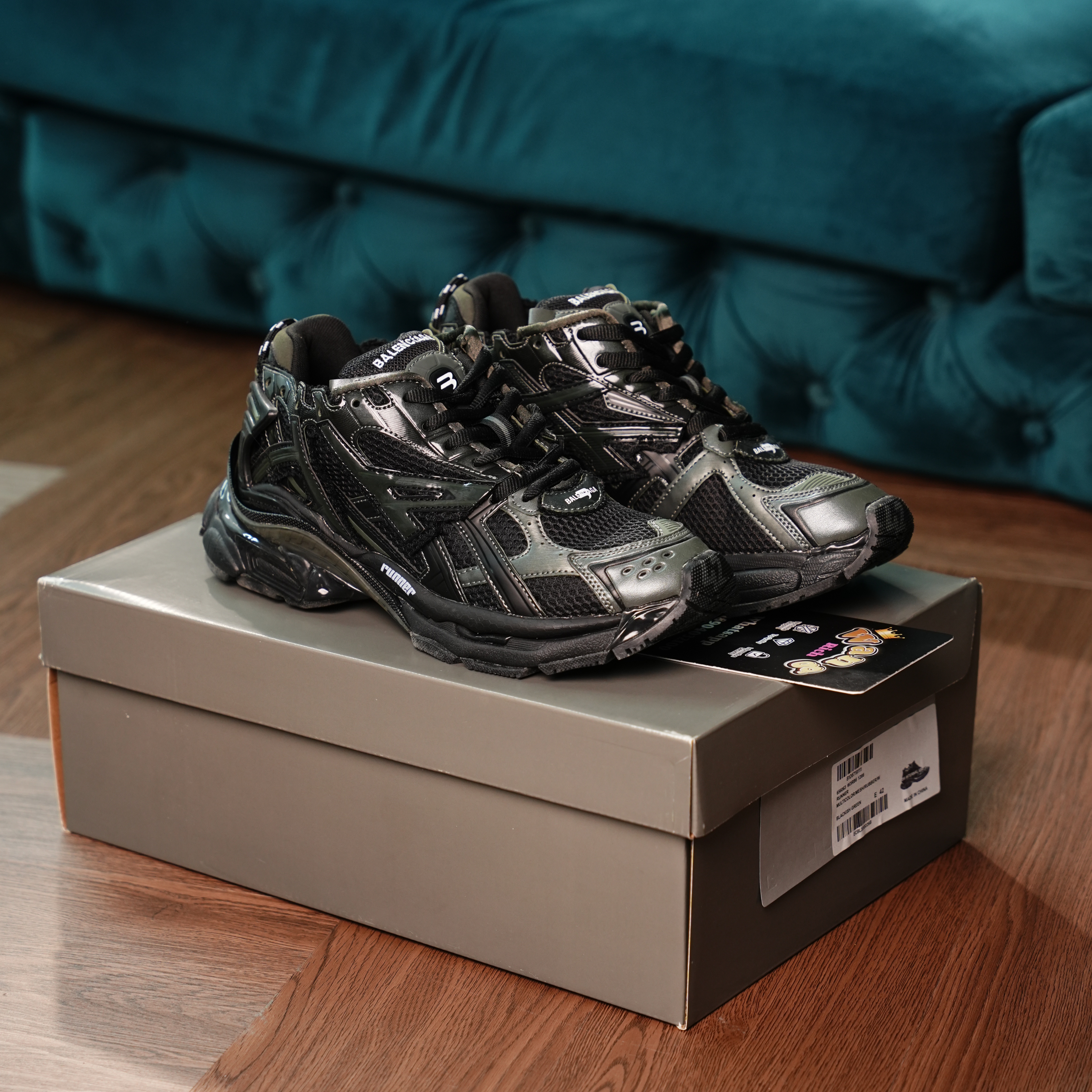 Balenciaga Runner Blackish Green