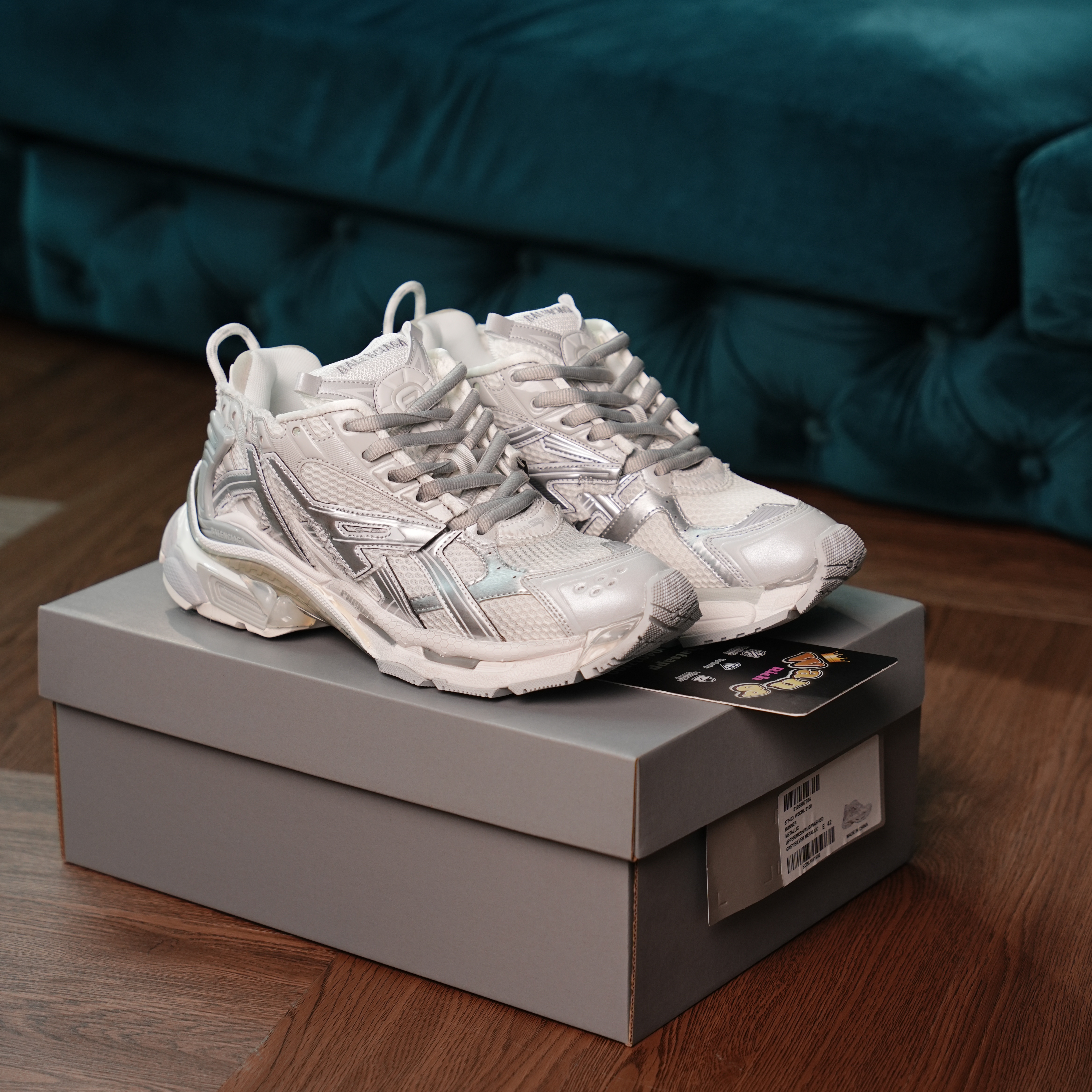 Balenciaga Runner Silver Metallic