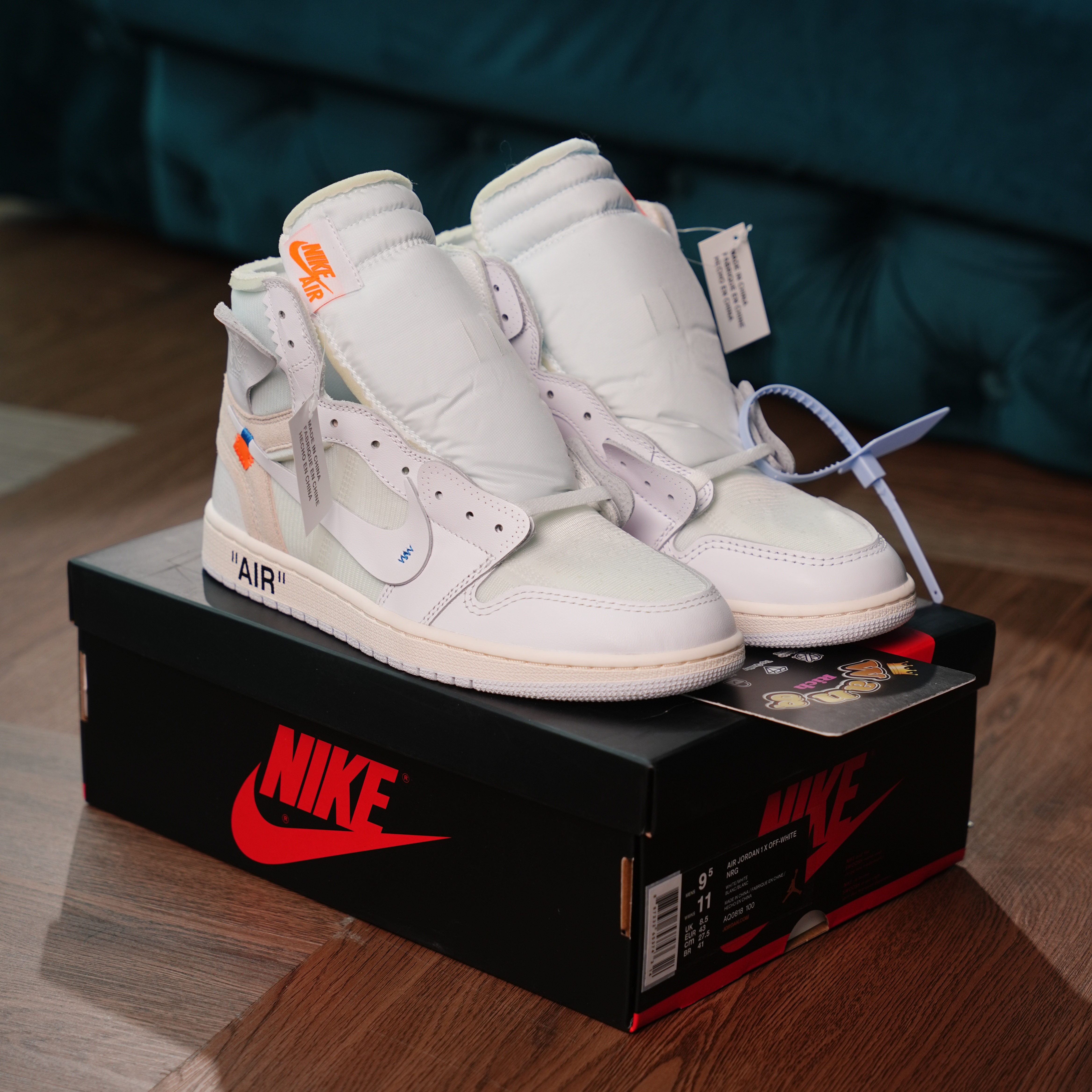 Air Jordan 1 Retro High Off-White White