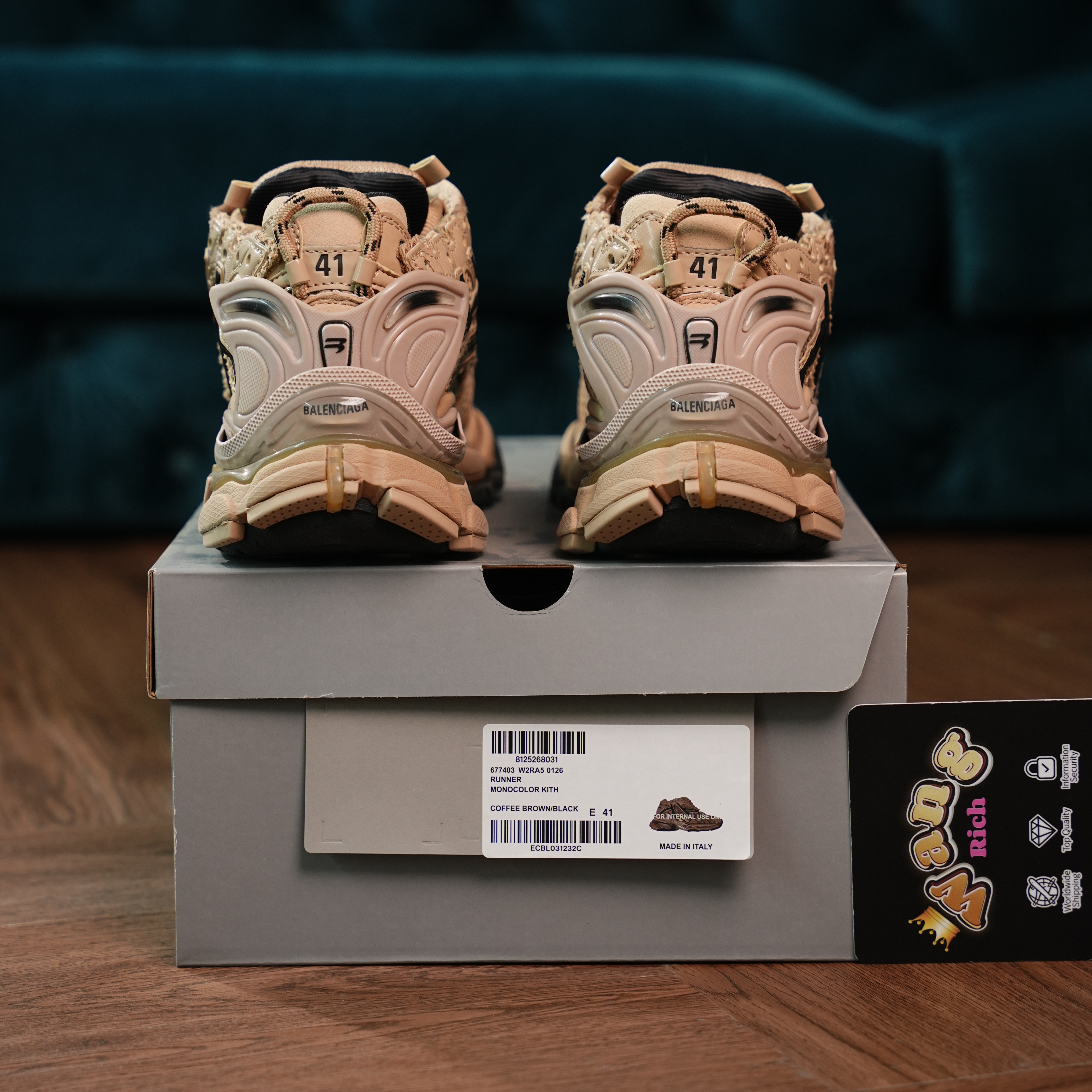 Balenciaga Runner Coffee Brown