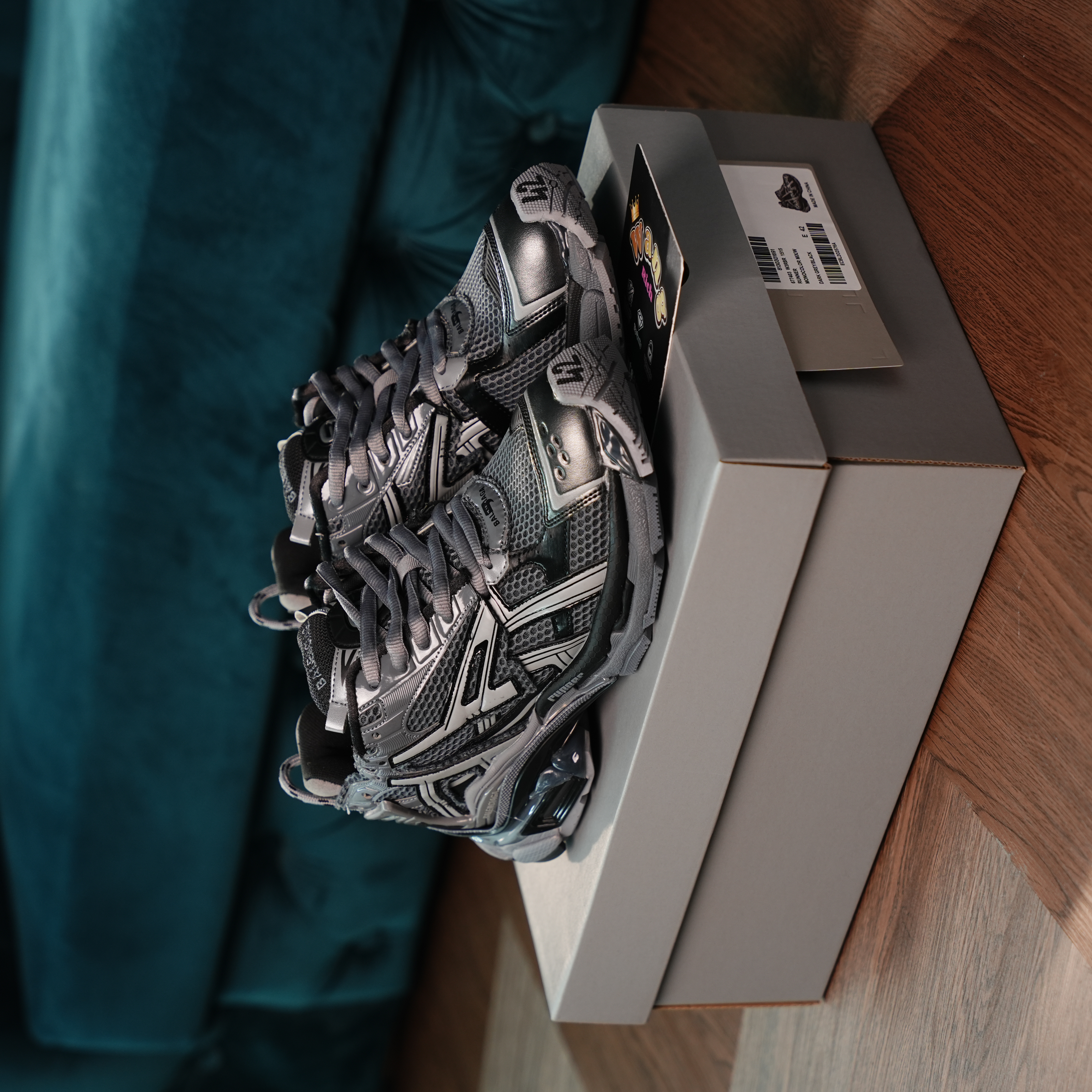 Balenciaga Runner Dark Grey Black Sneakers | RichWang Kicks