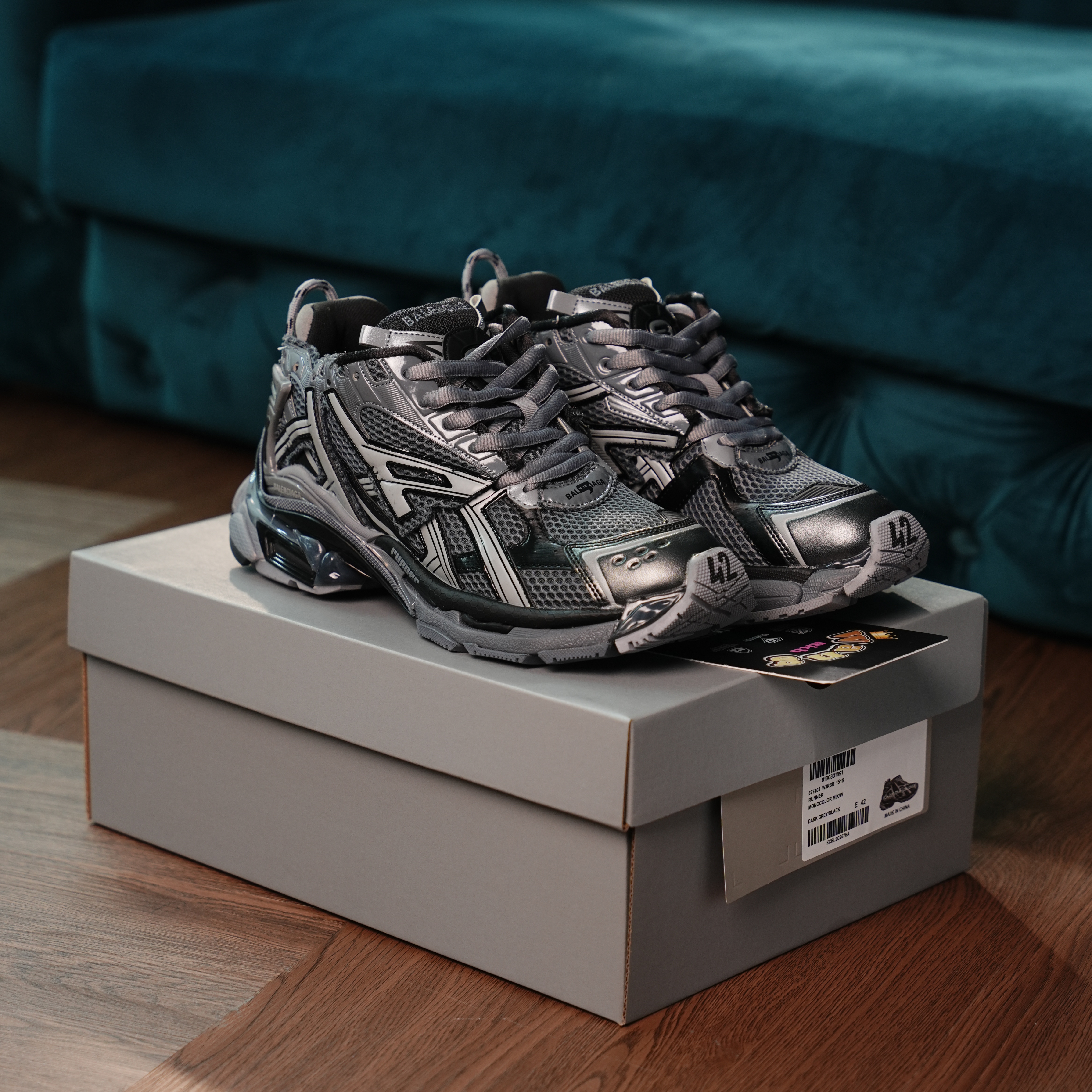 Balenciaga Runner Dark Grey Black