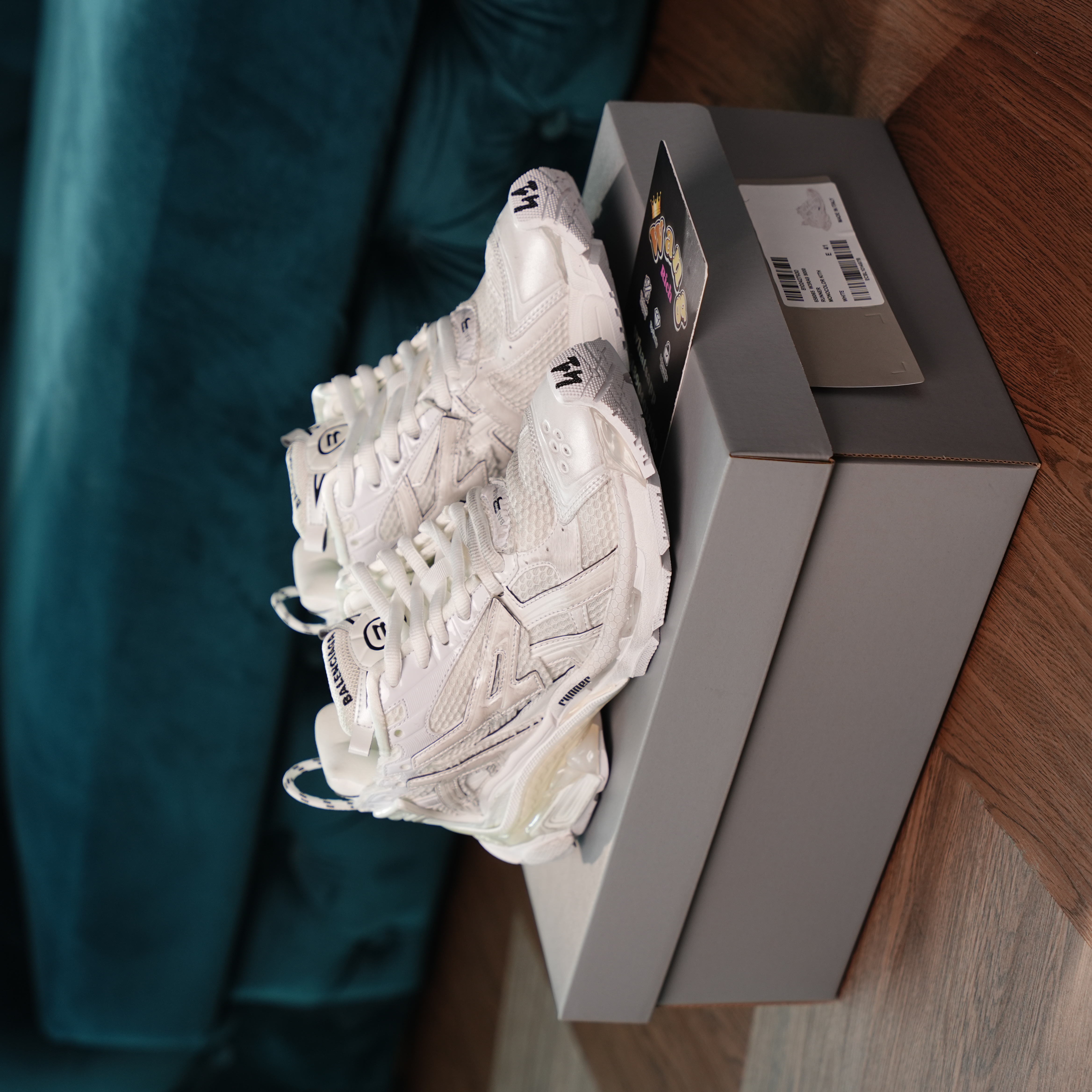 Balenciaga Runner White Sneakers | RichWang Kicks