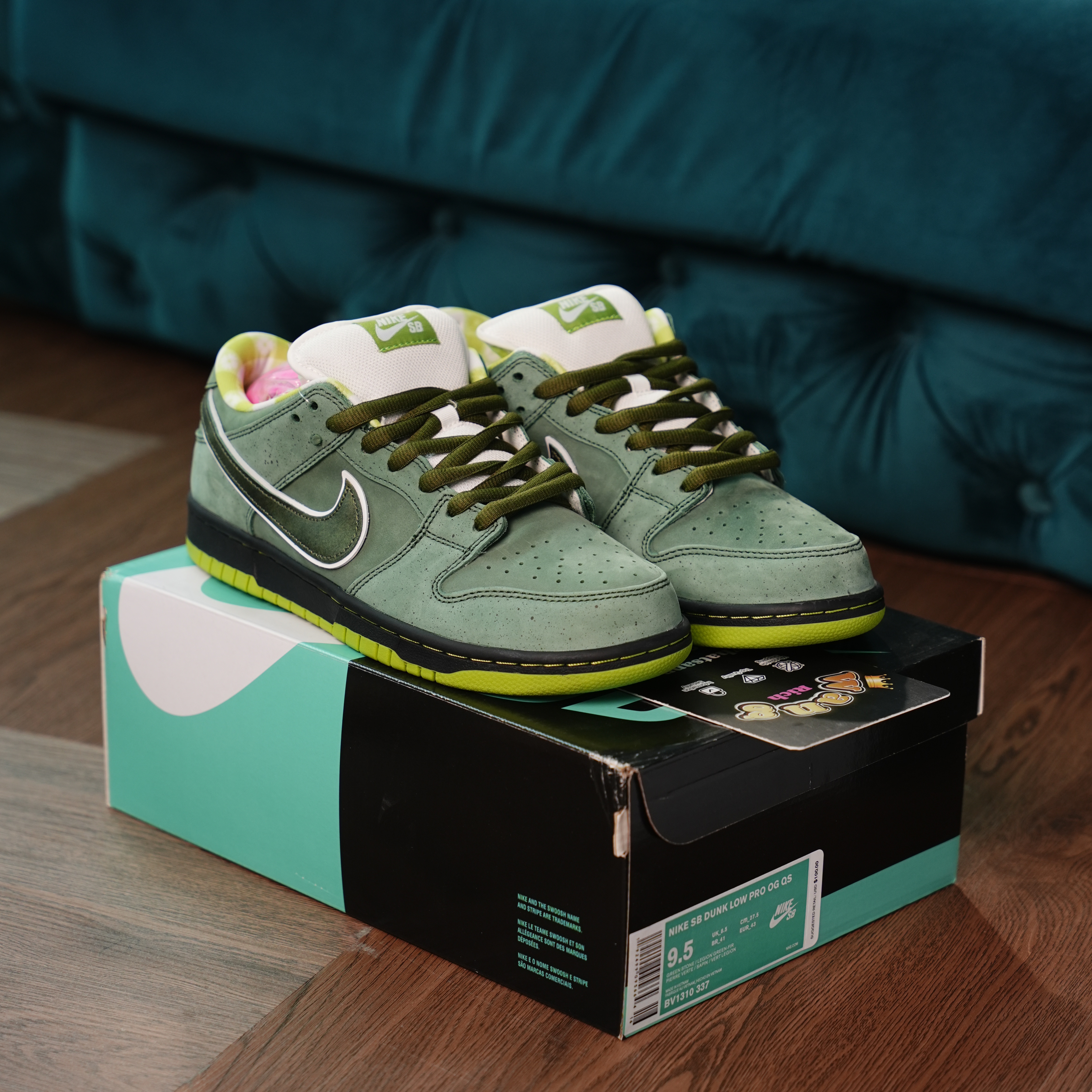 Nike SB Dunk Low Concepts Green Lobster