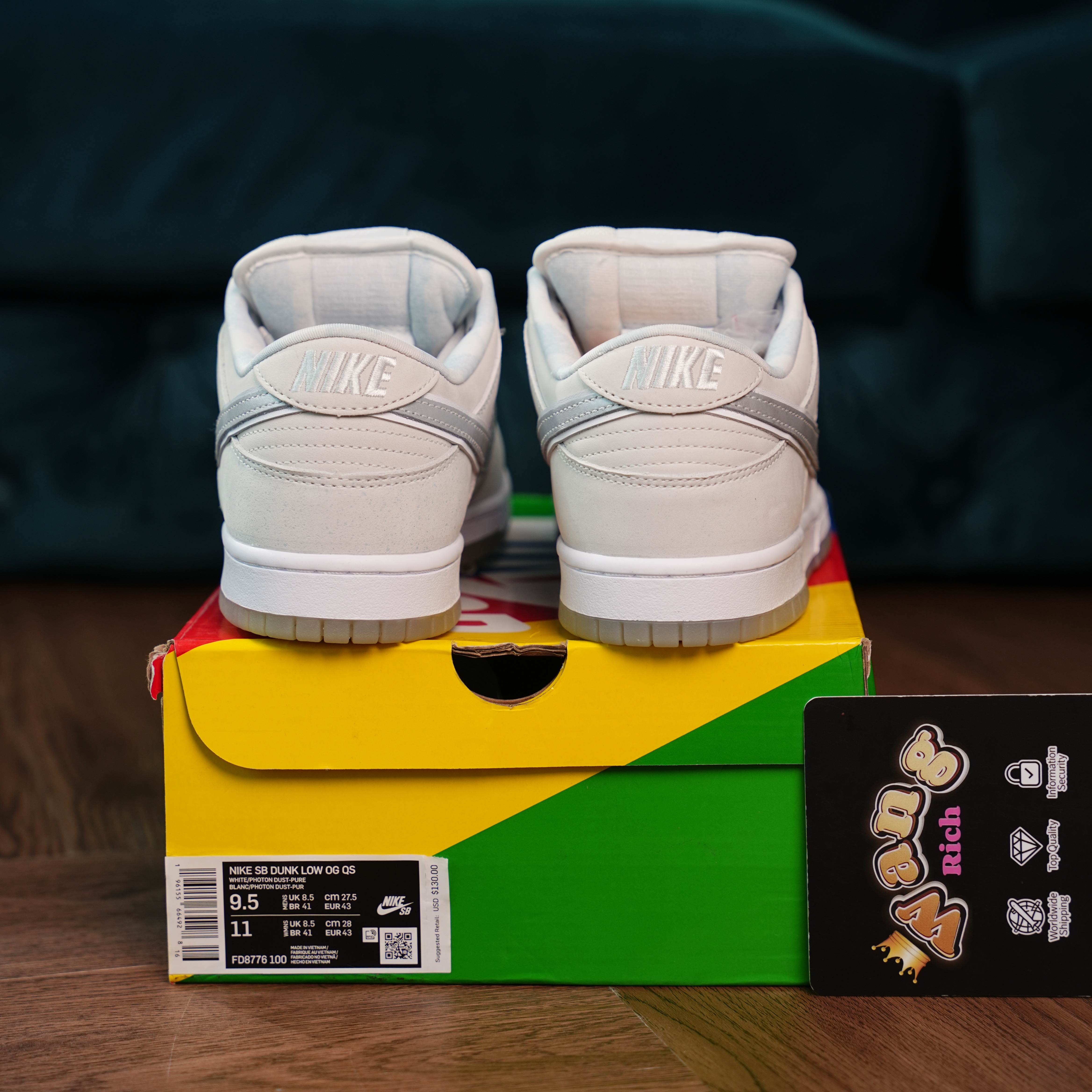 CONCEPTS × Nike Dunk SB Low White Lobster