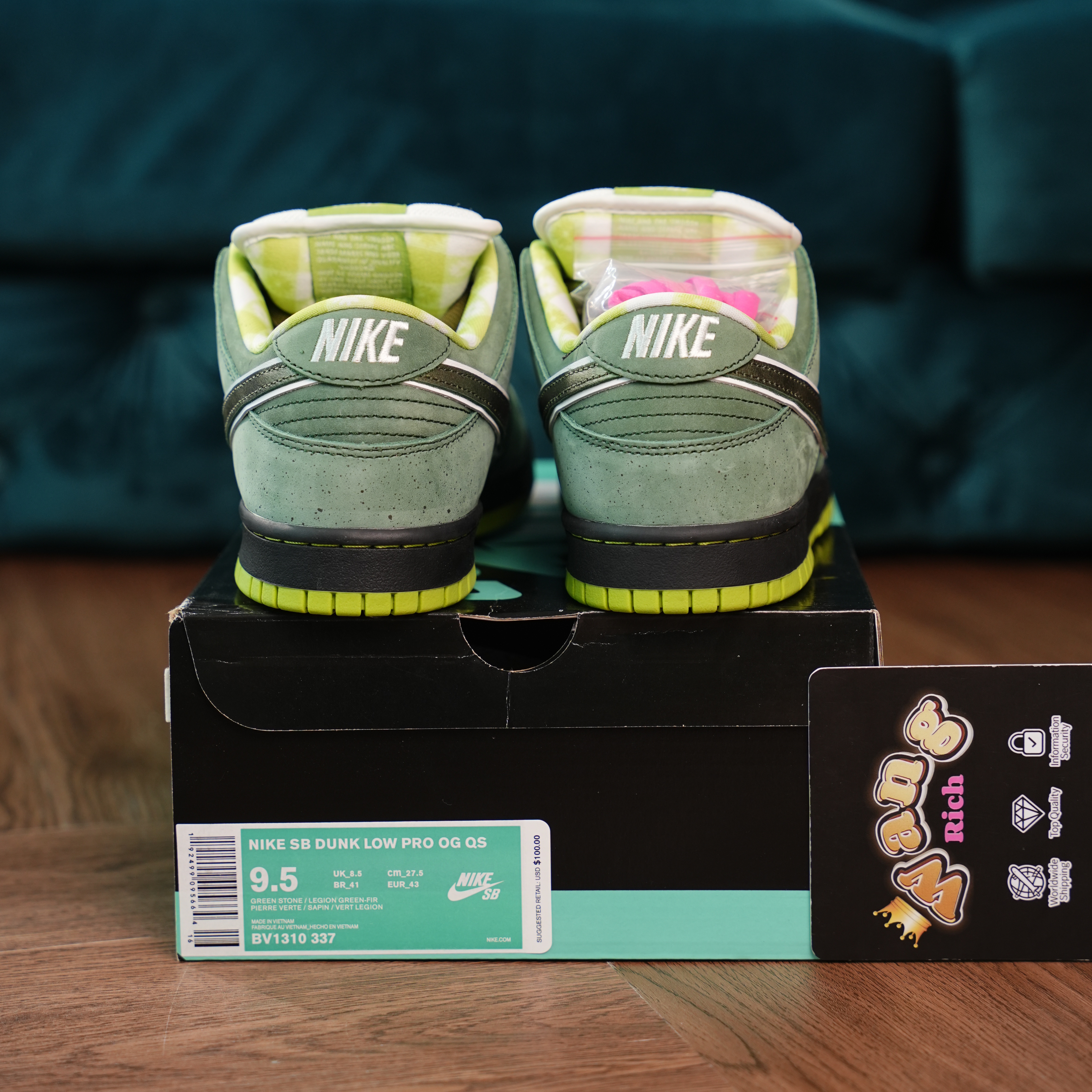 Nike SB Dunk Low Concepts Green Lobster