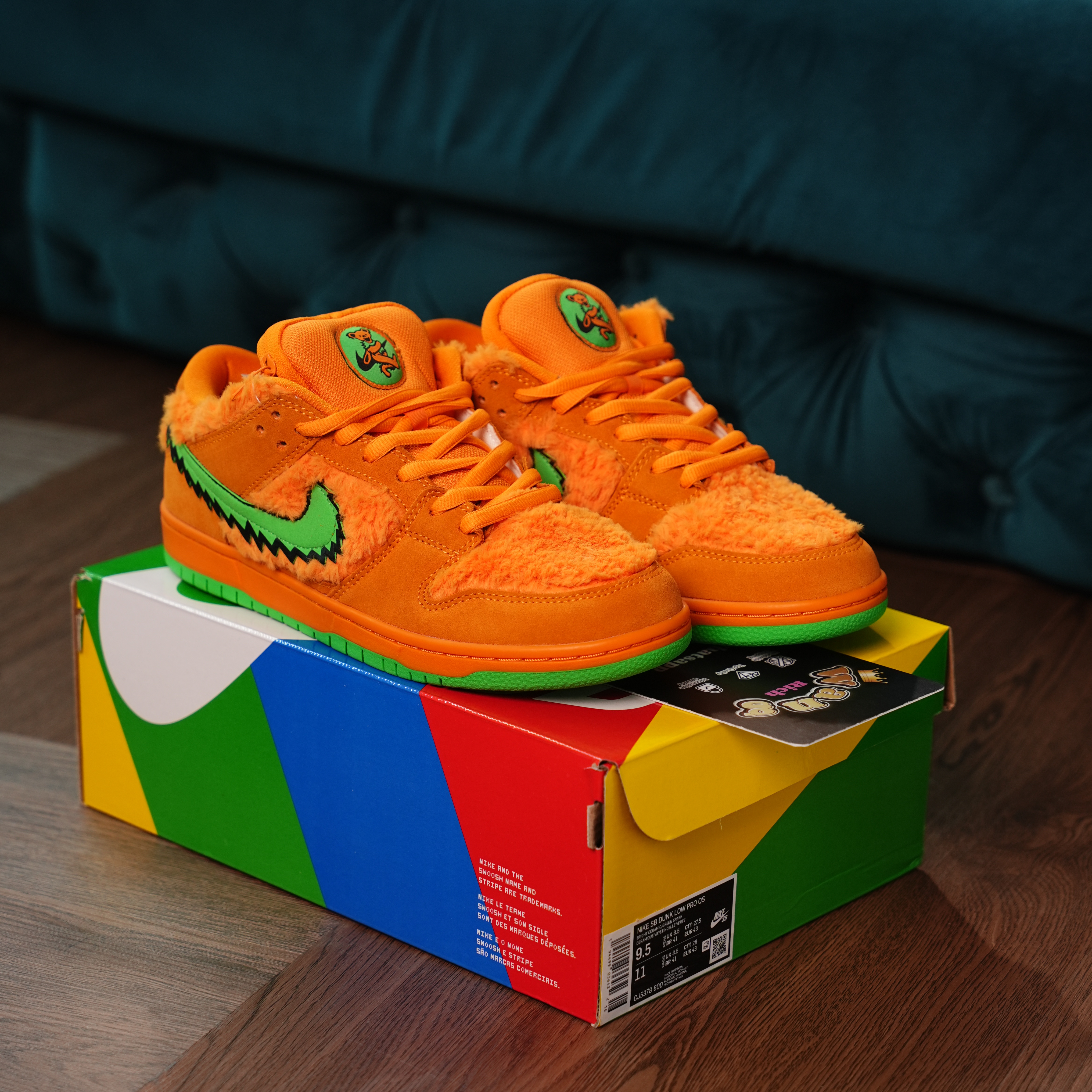 Nike SB Dunk Low Grateful Dead Bears Orange