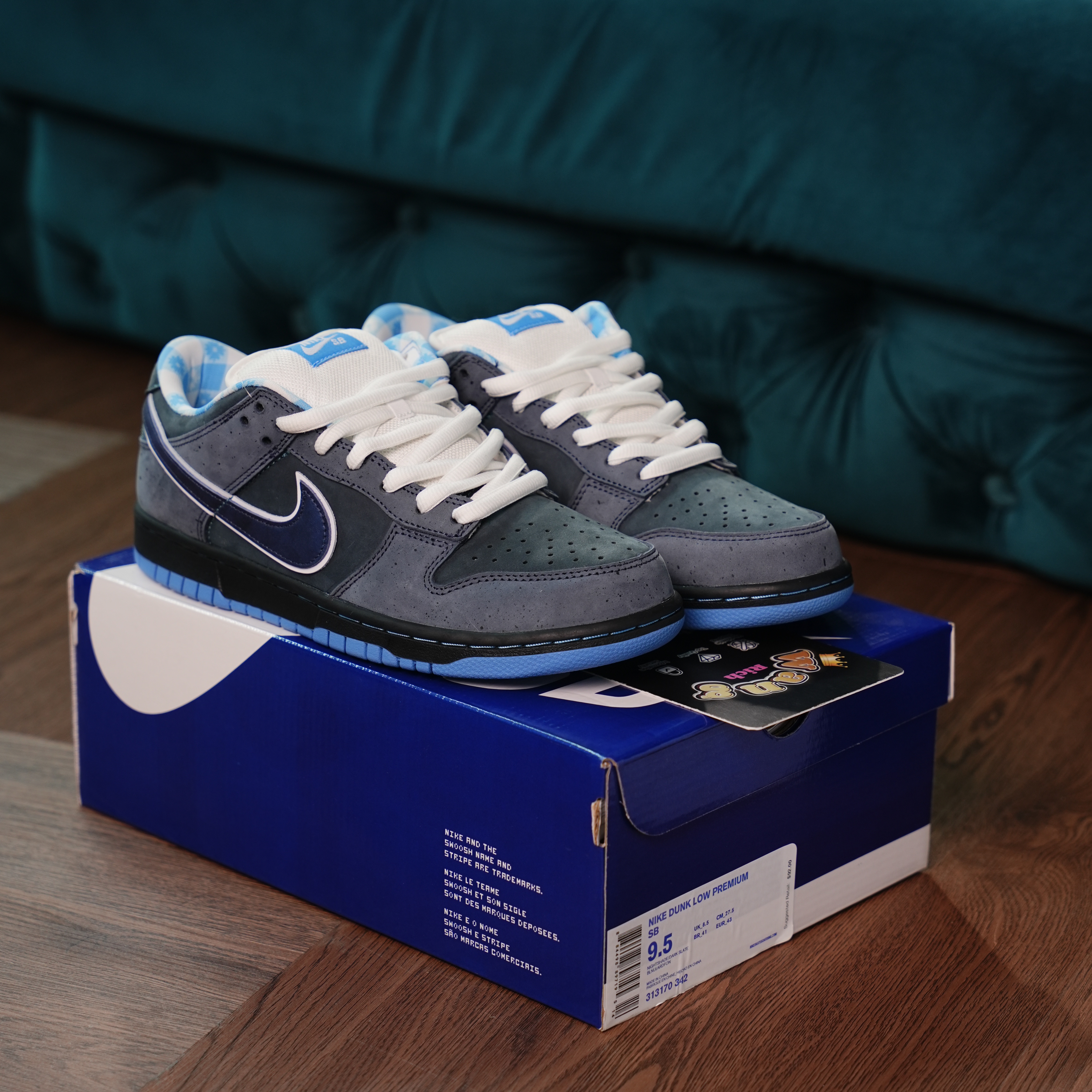Nike SB Dunk Low Concepts Blue Lobster