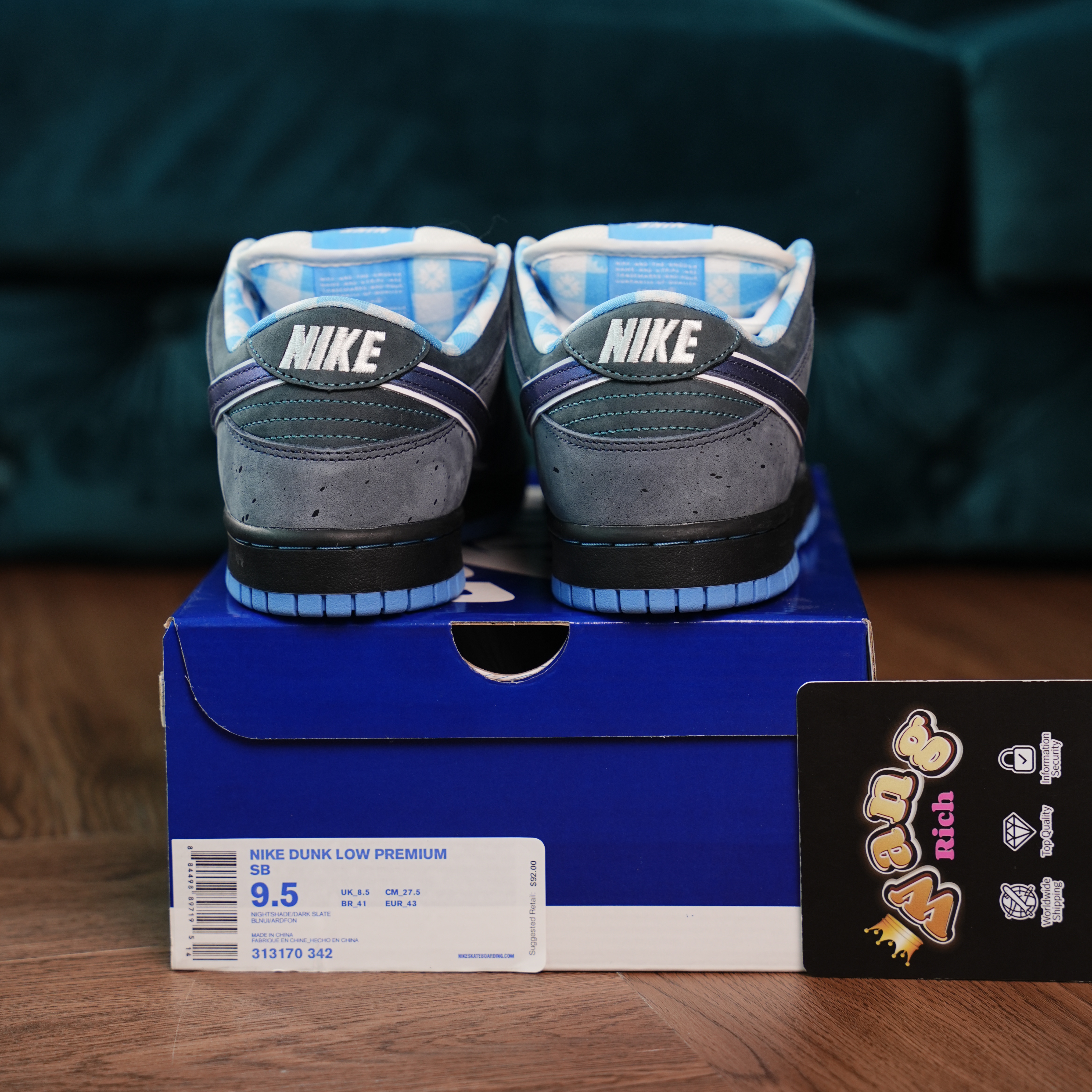 Nike SB Dunk Low Concepts Blue Lobster