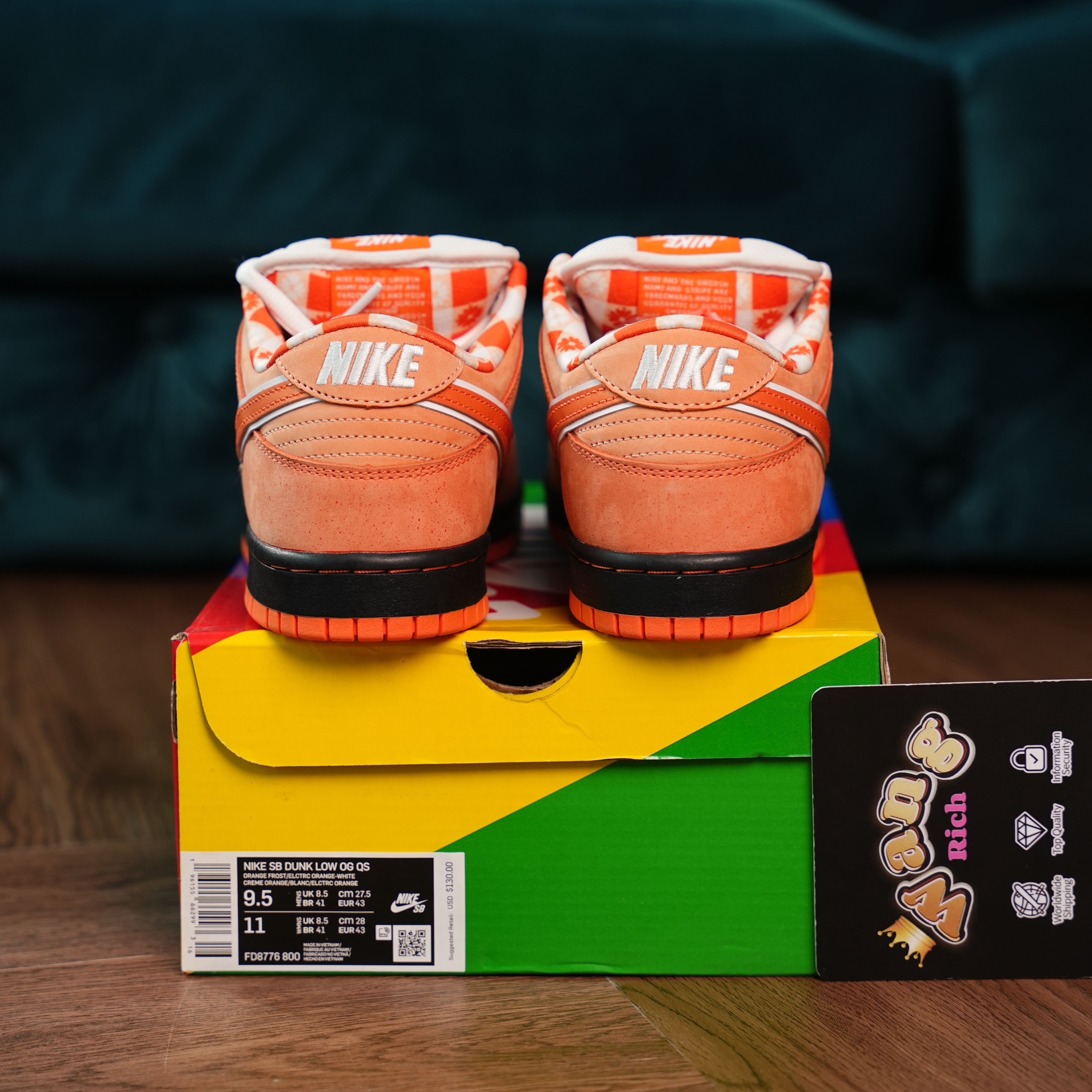 Nike SB Dunk Low Concepts Orange Lobster