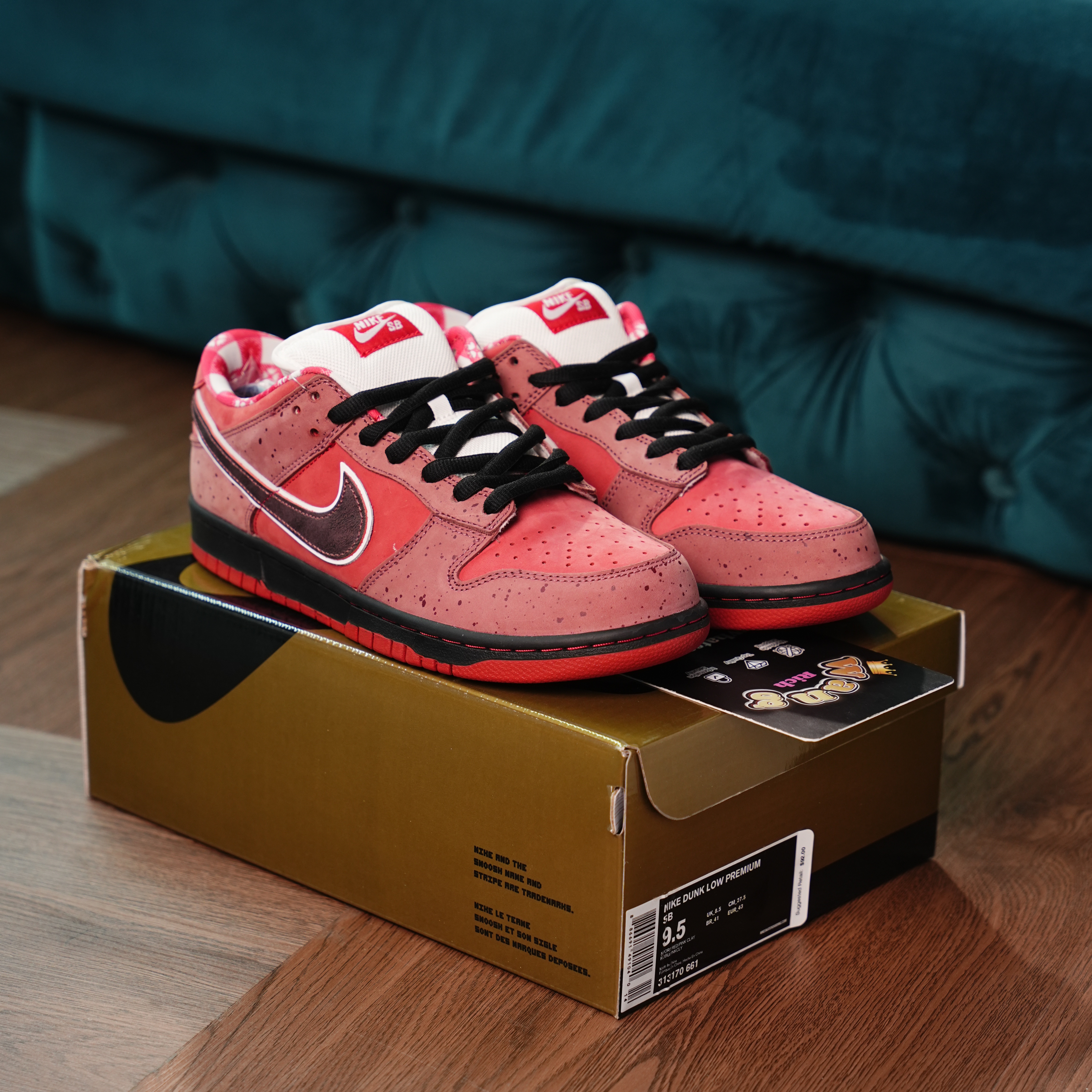Nike SB Dunk Low Concepts Red Lobster