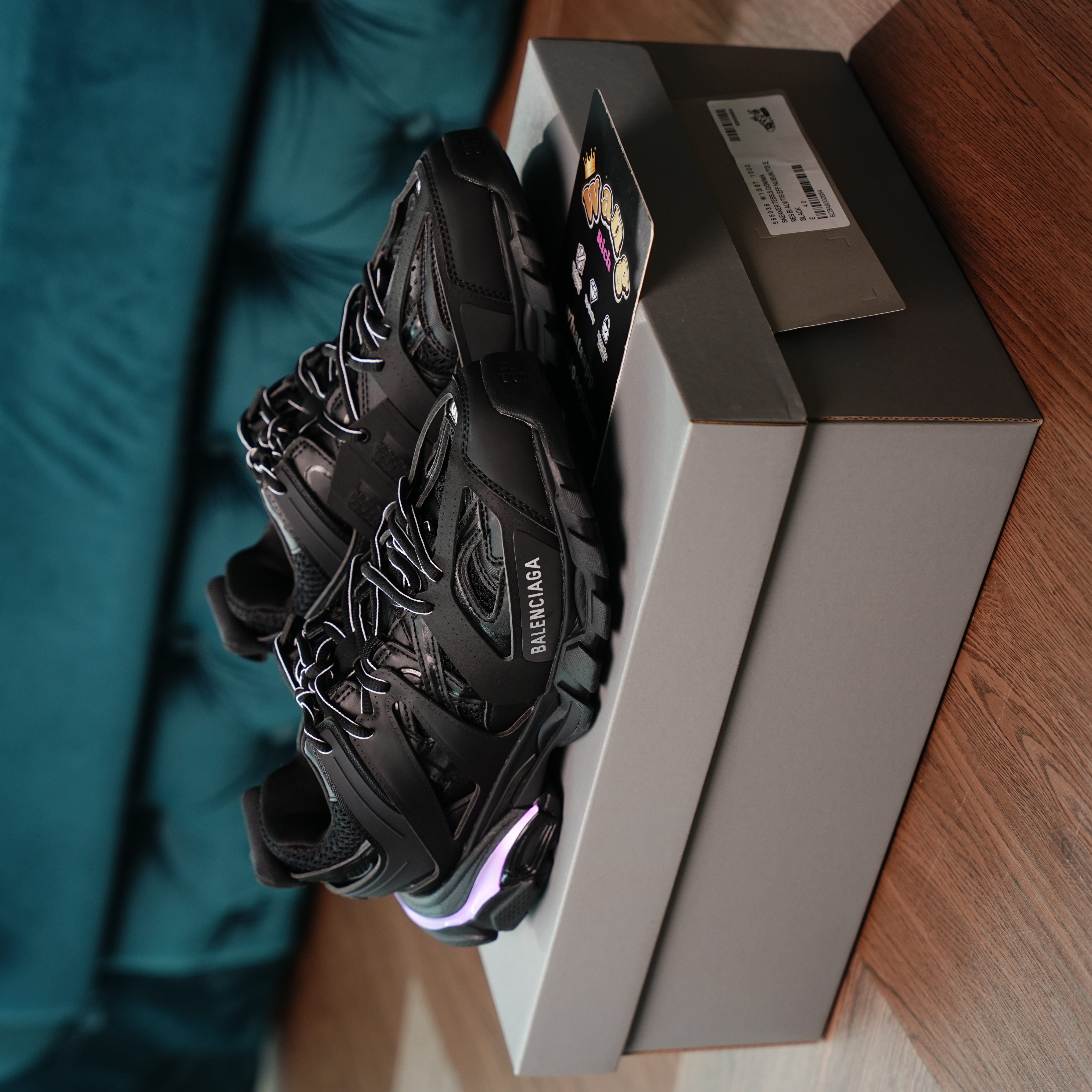 Balenciaga Defender Bouncer Black Sneakers | RichWang Kicks