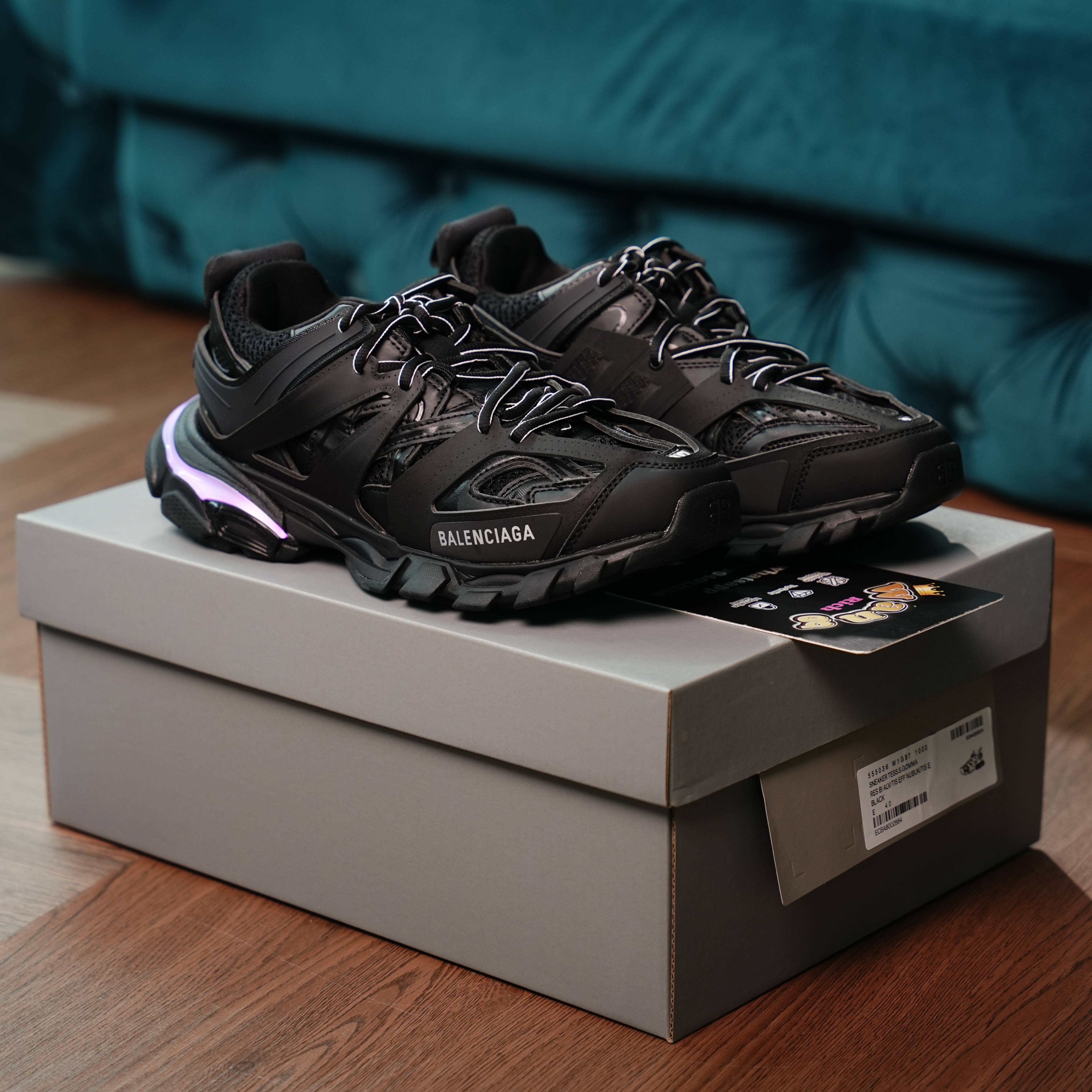 Balenciaga Track Black（LED）