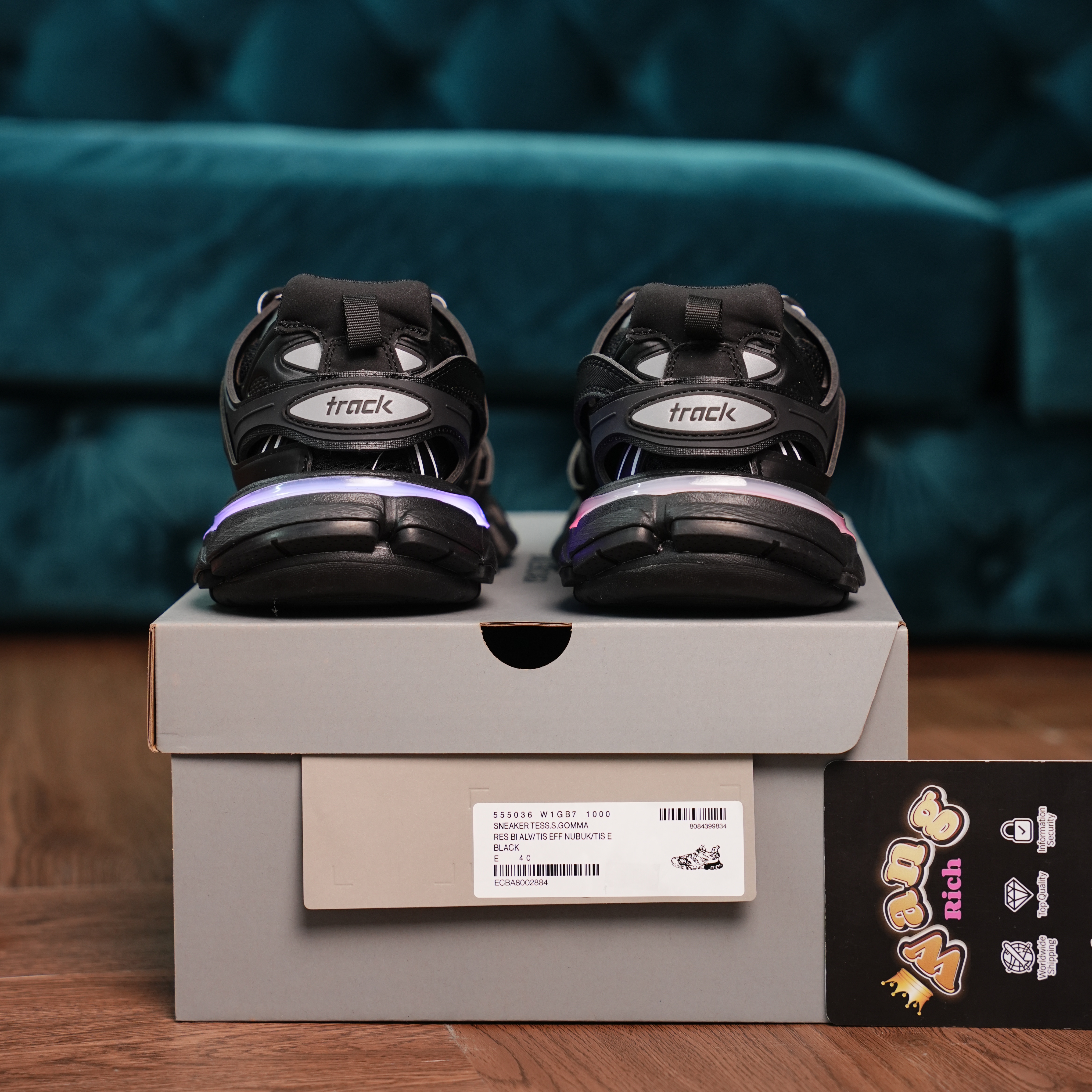 Balenciaga Track Black（LED）