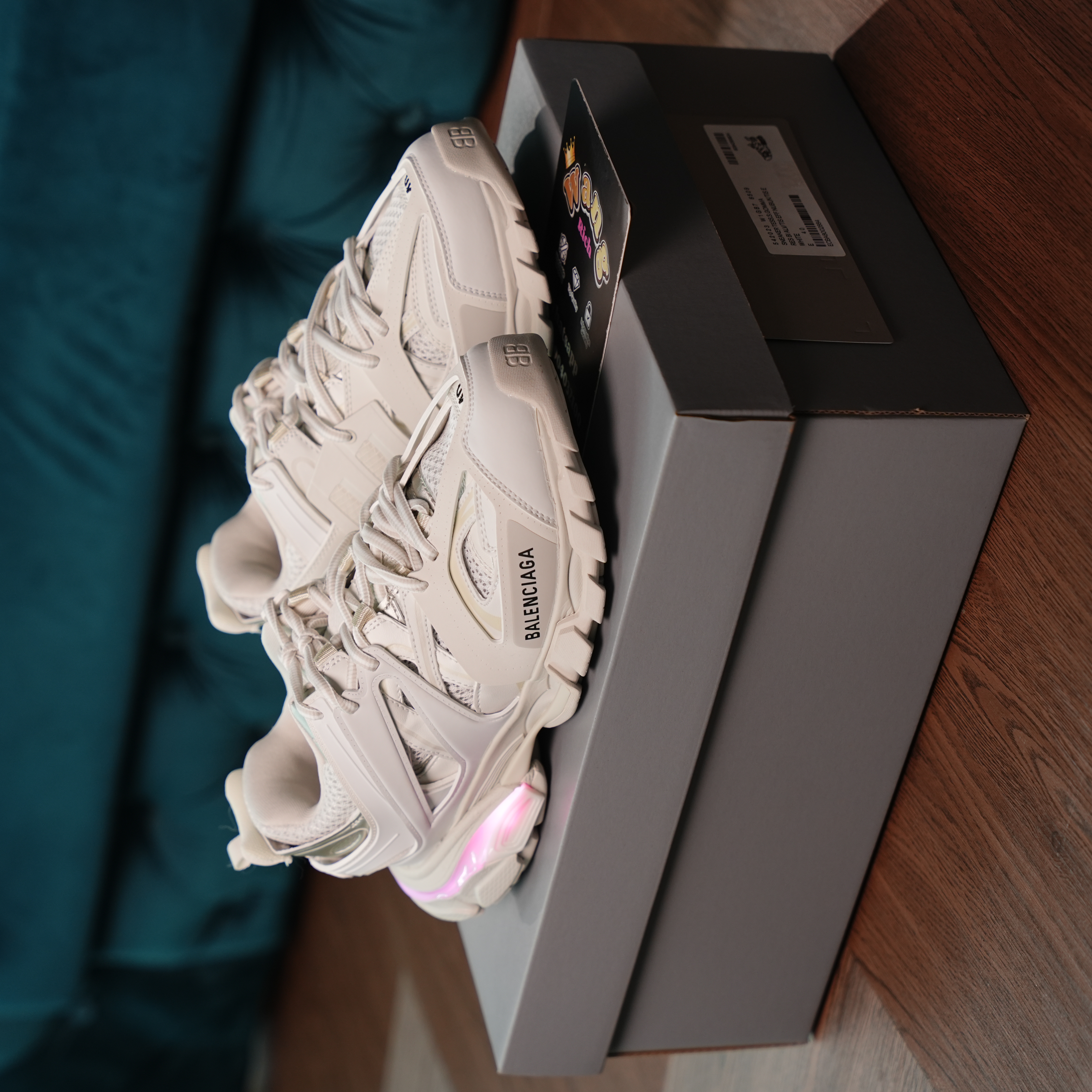 Balenciaga Runner White Sneakers | RichWang Kicks