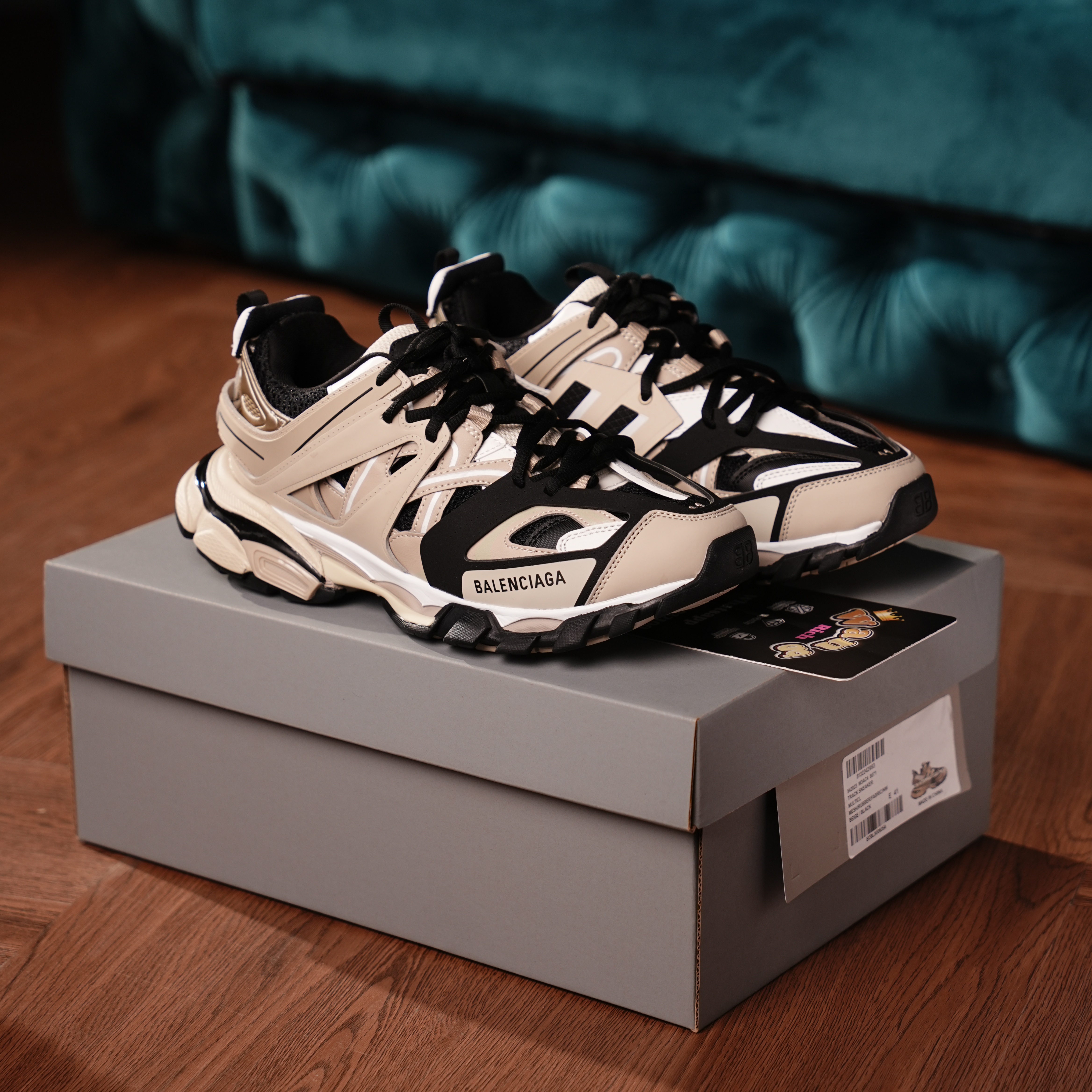 Balenciaga Track Nwbeige Black