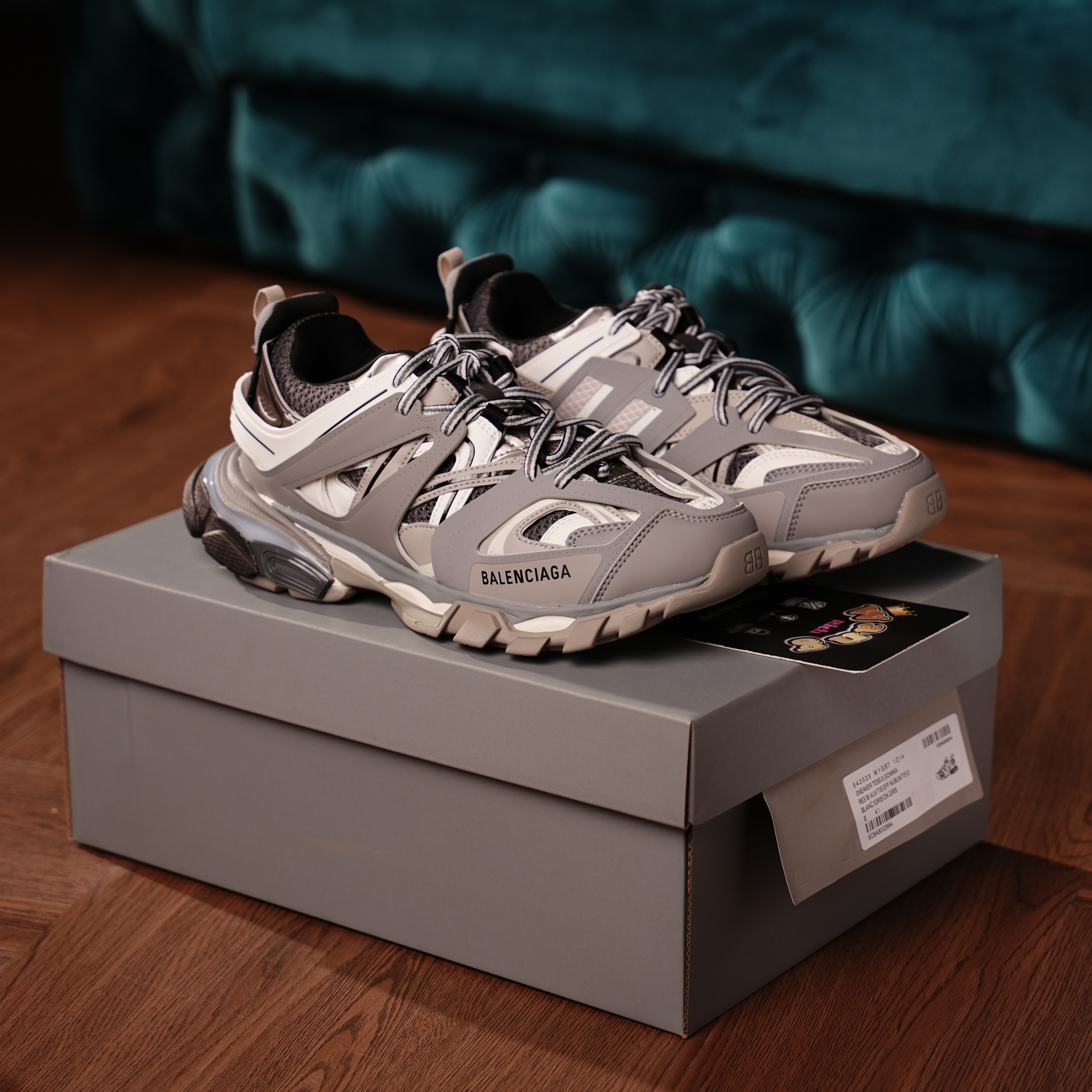 Balenciaga Track Grey White