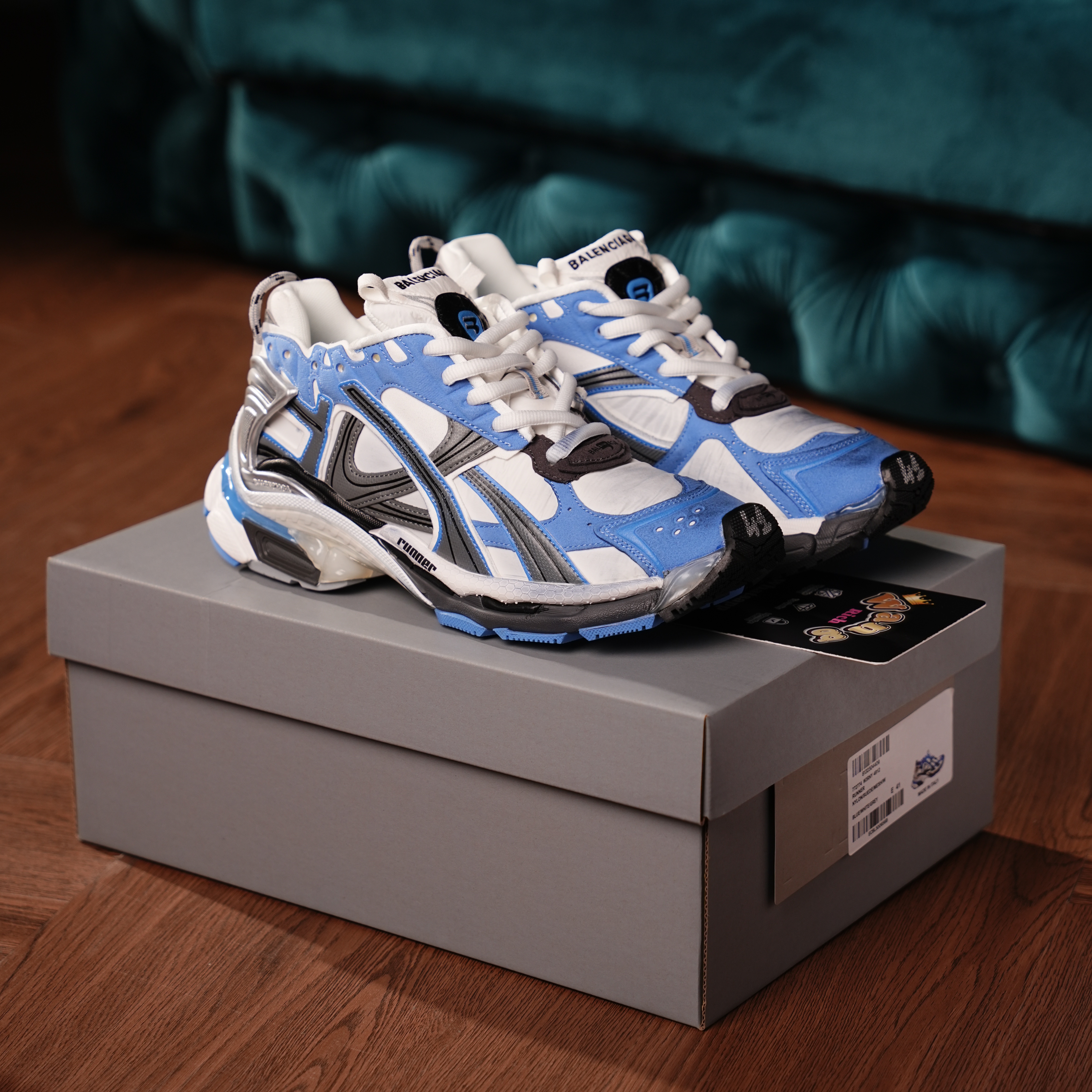 Balenciaga Runner Sneaker 'Worn-Out - Blue Grey'