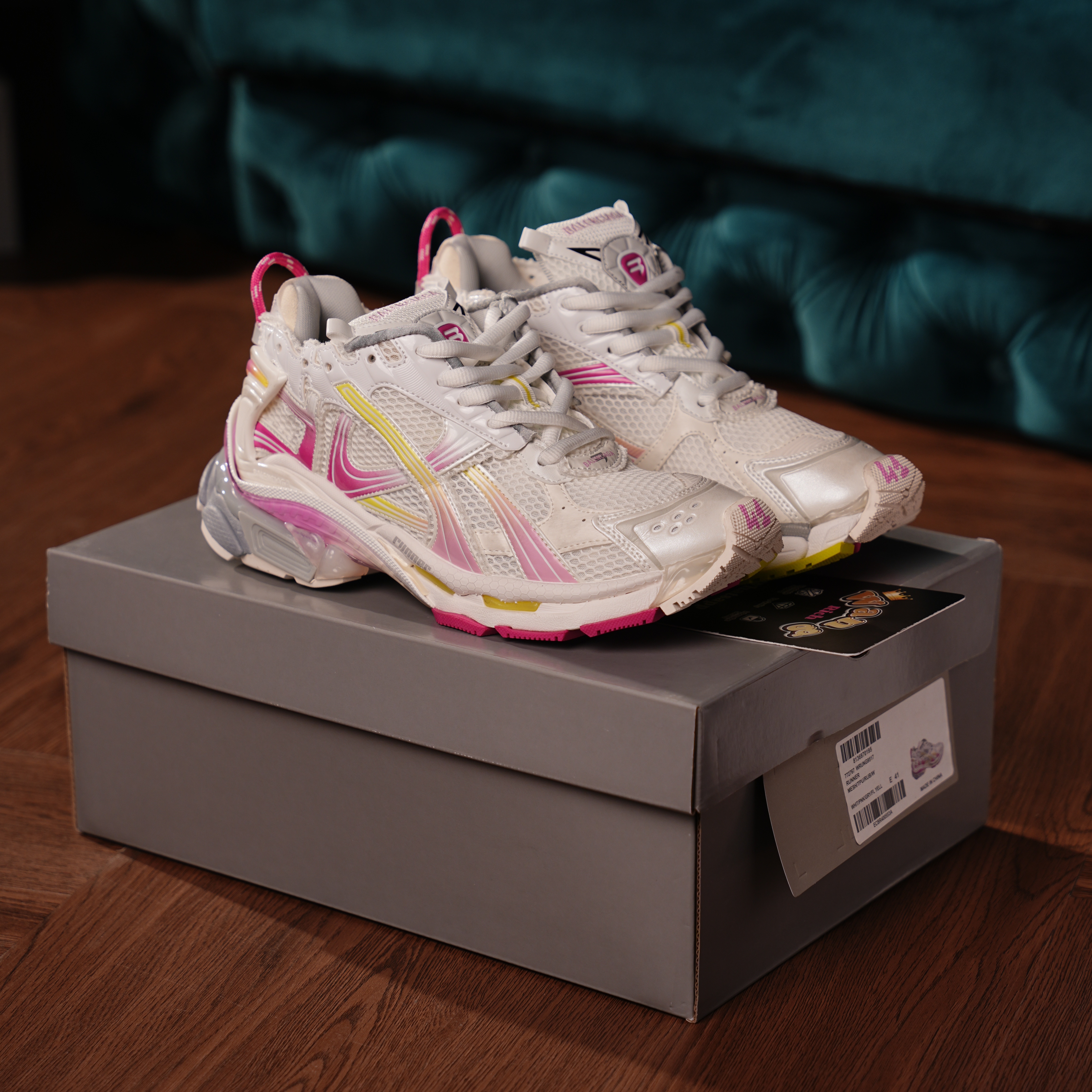 Balenciaga Runner Sneaker Gradient Yellow Powder