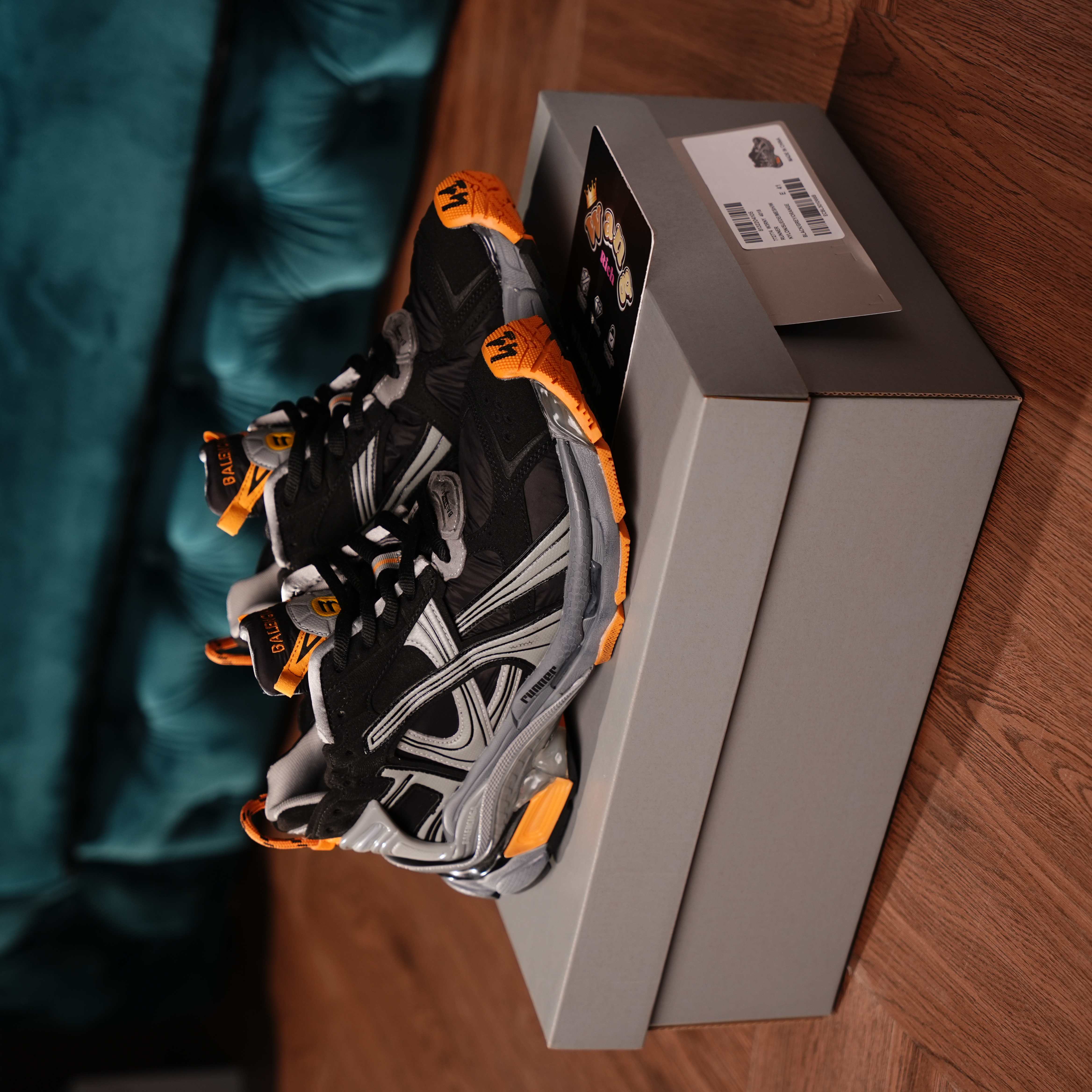 Balenciaga Runner Black Fluo Orange | RichWang Kicks