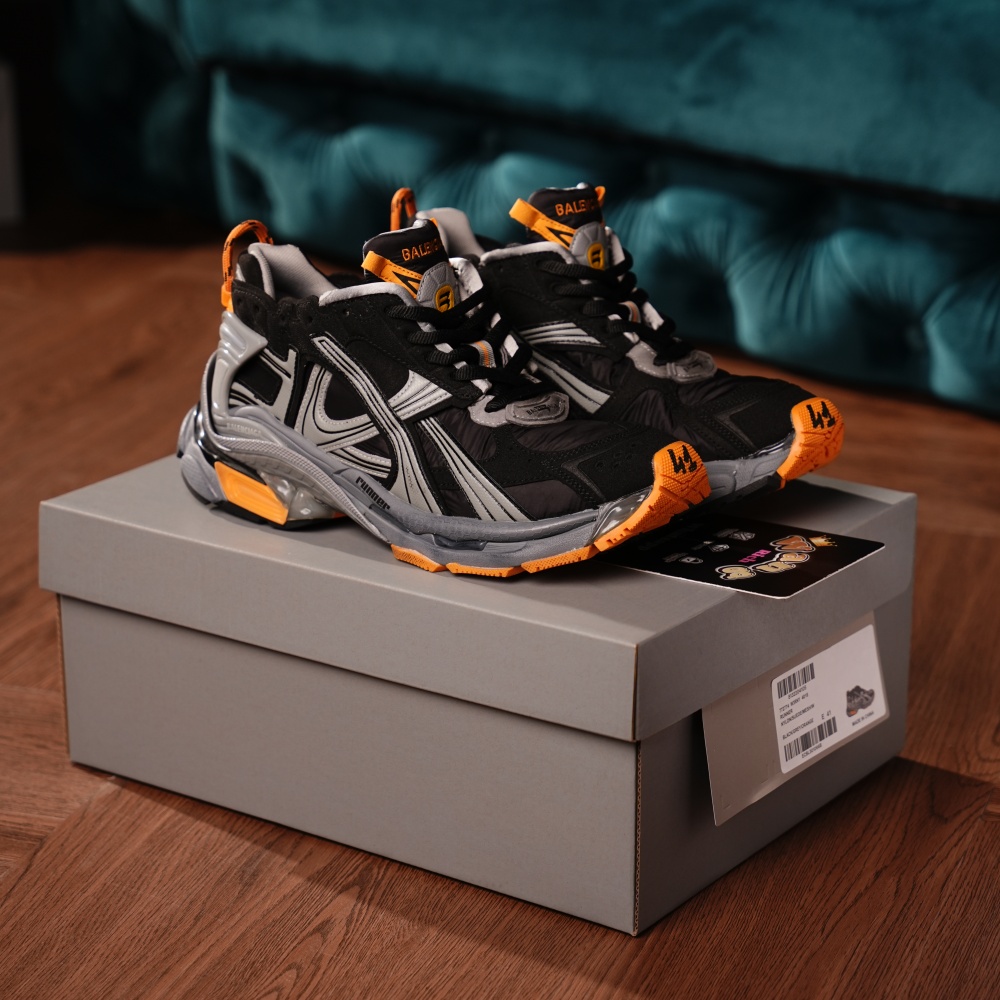 Balenciaga Runner Sneaker 'Black Fluo Orange'
