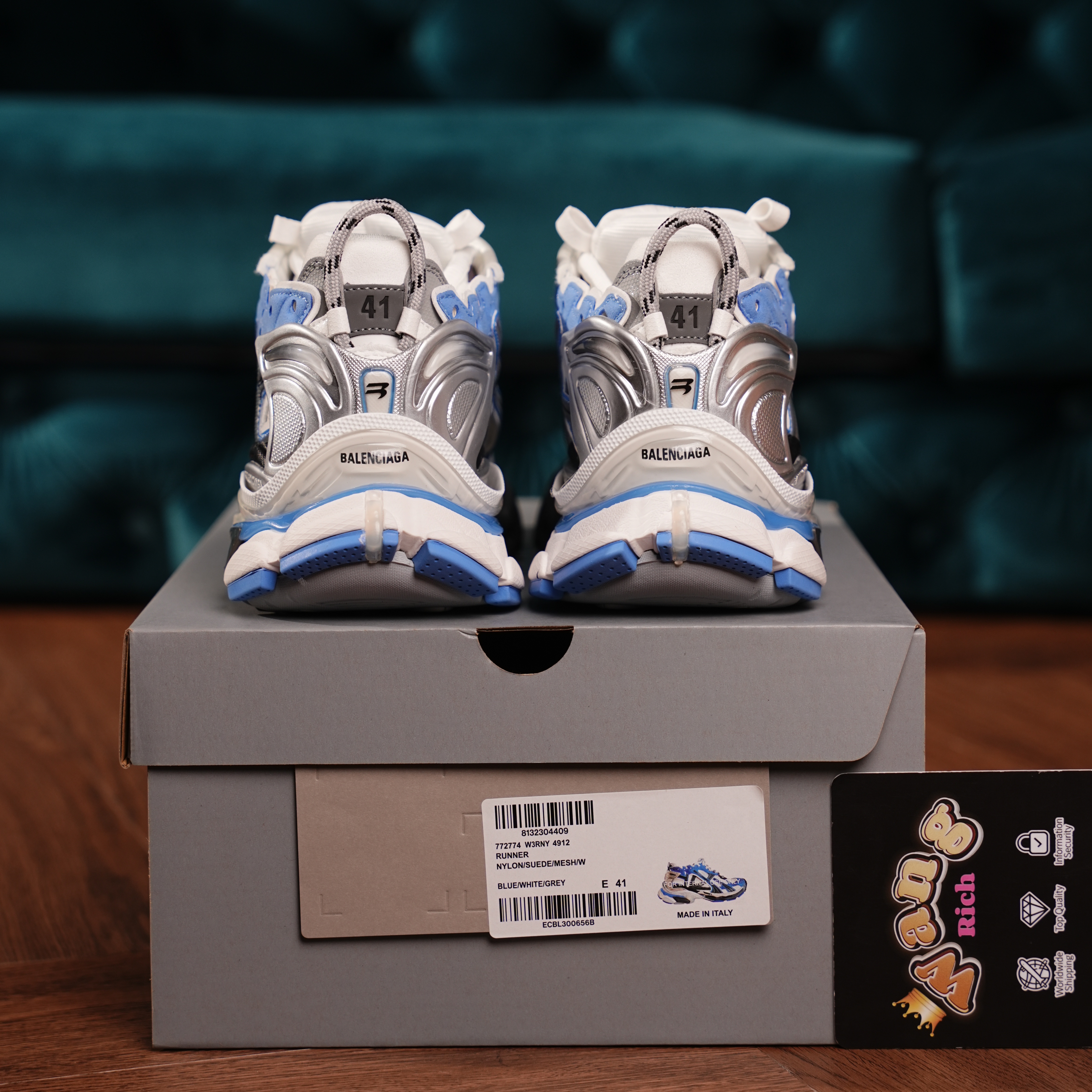Balenciaga Runner Sneaker 'Worn-Out - Blue Grey'
