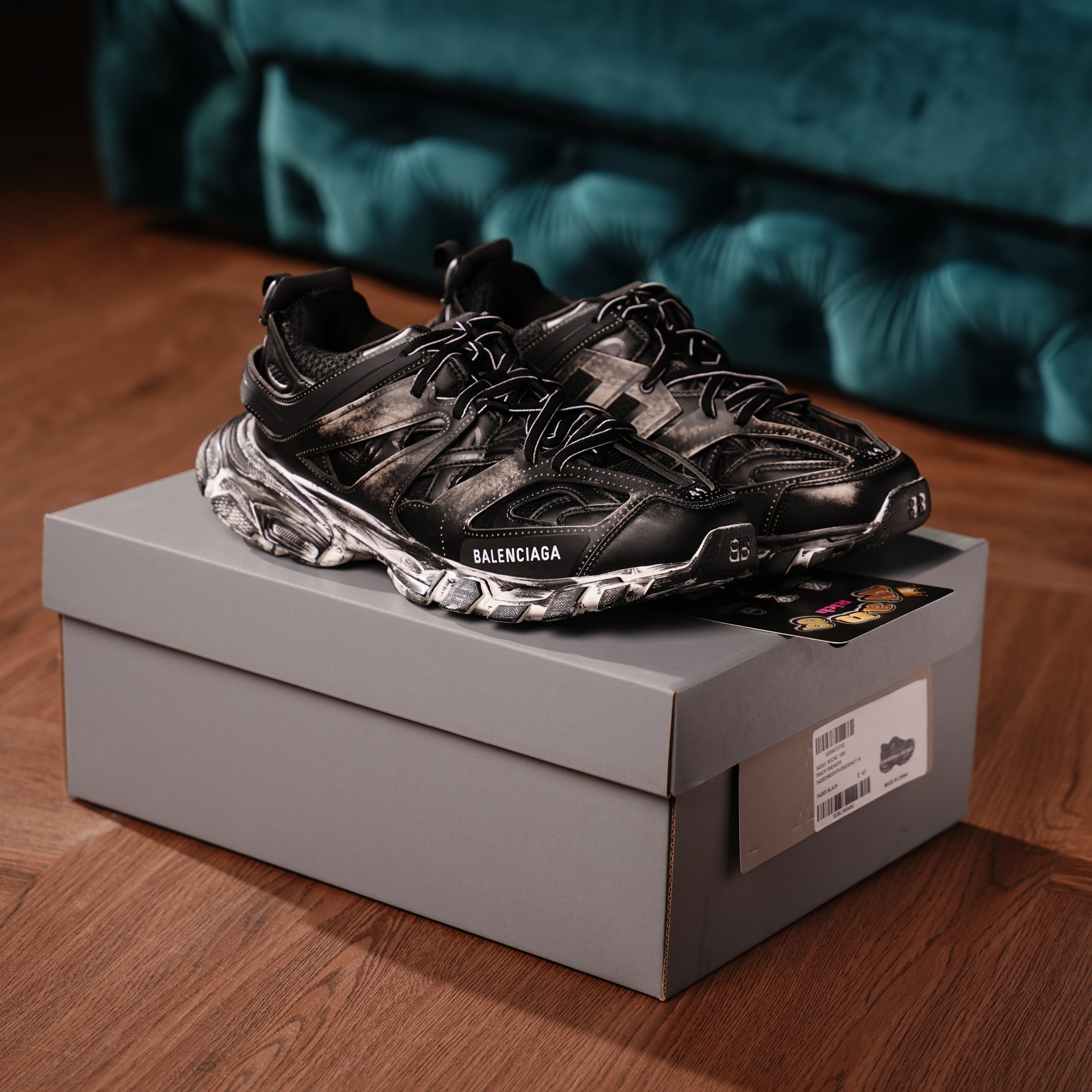 Balenciaga Track Faded Black