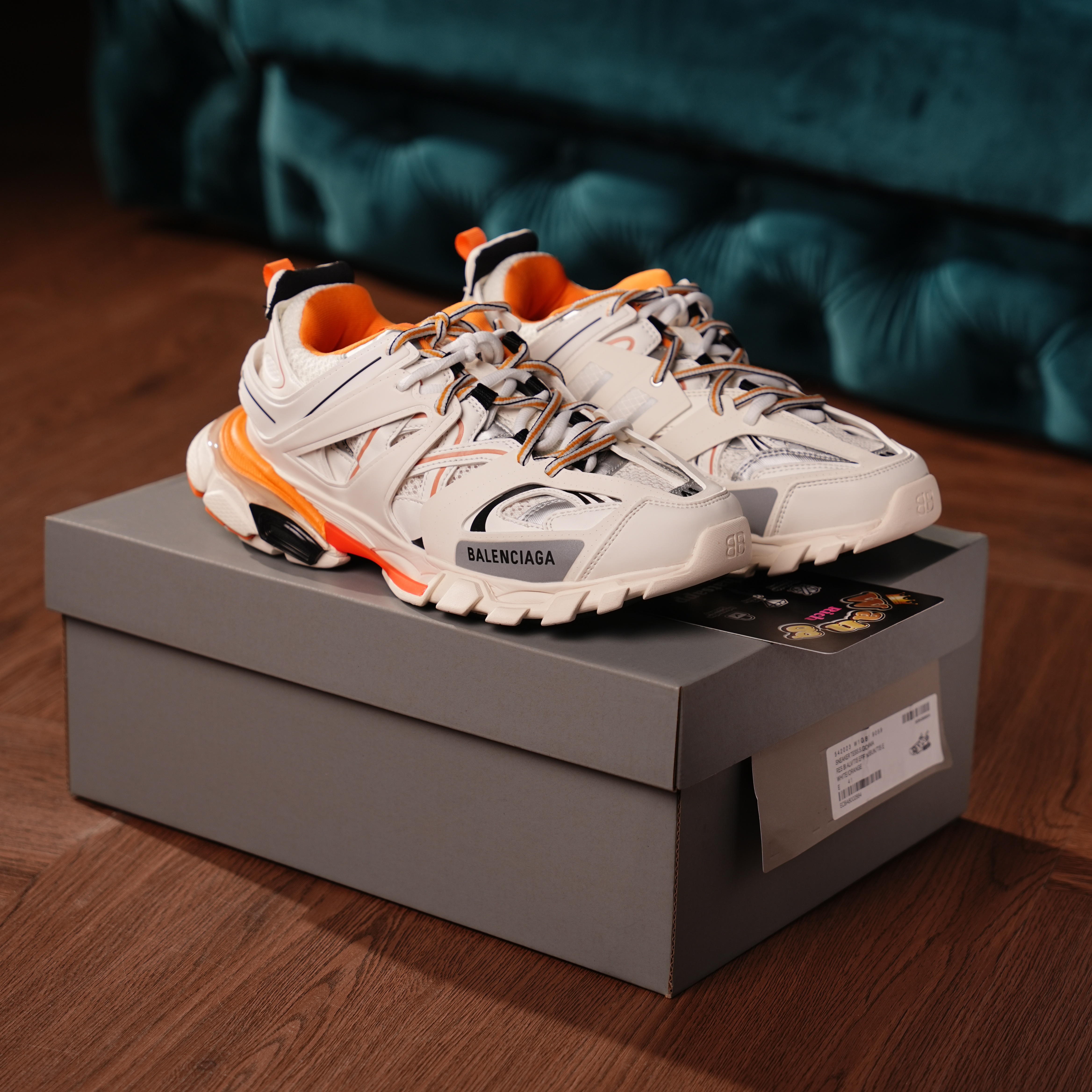 Balenciaga Track White Orange